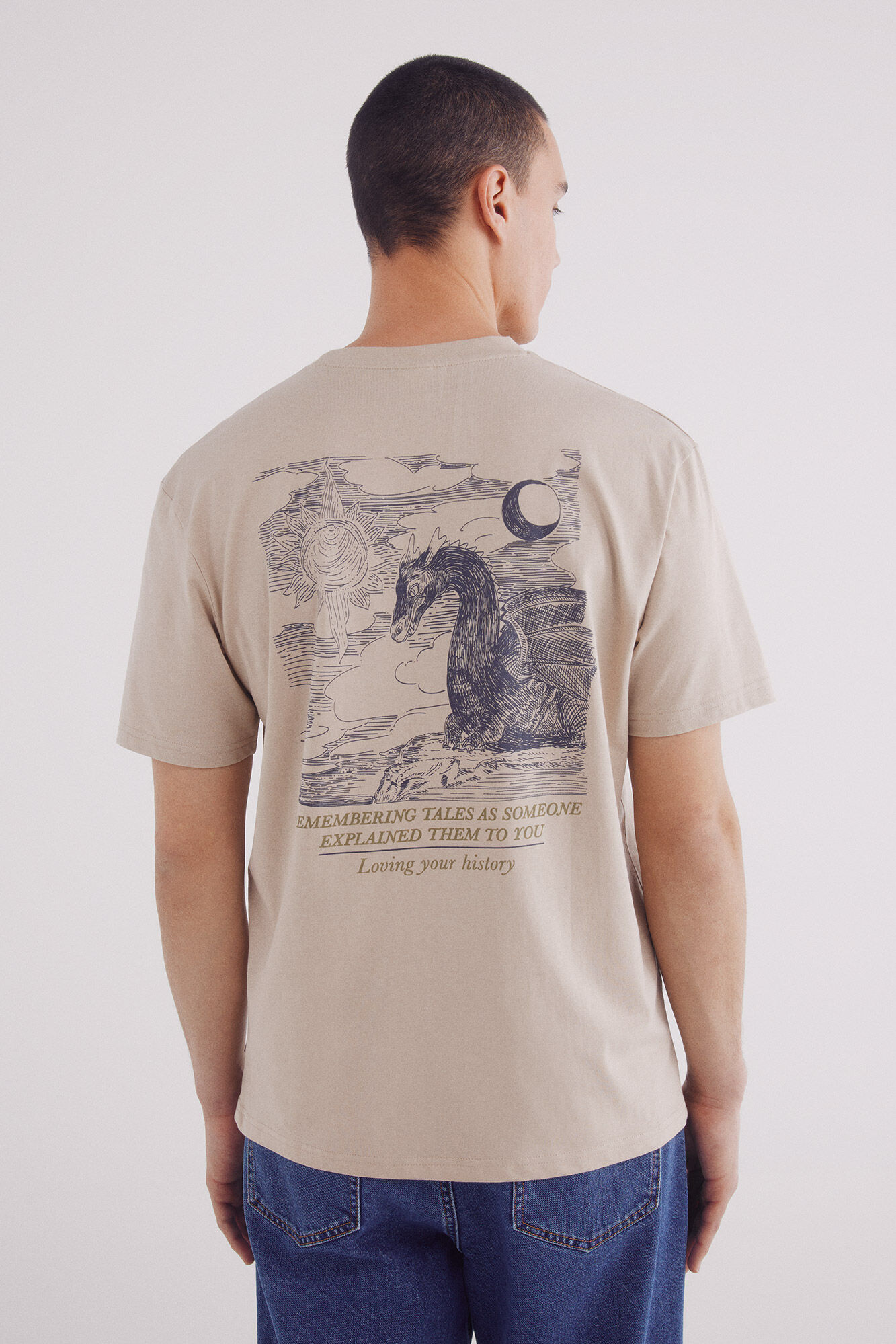 Springfield Playera dragon caf&eacute;