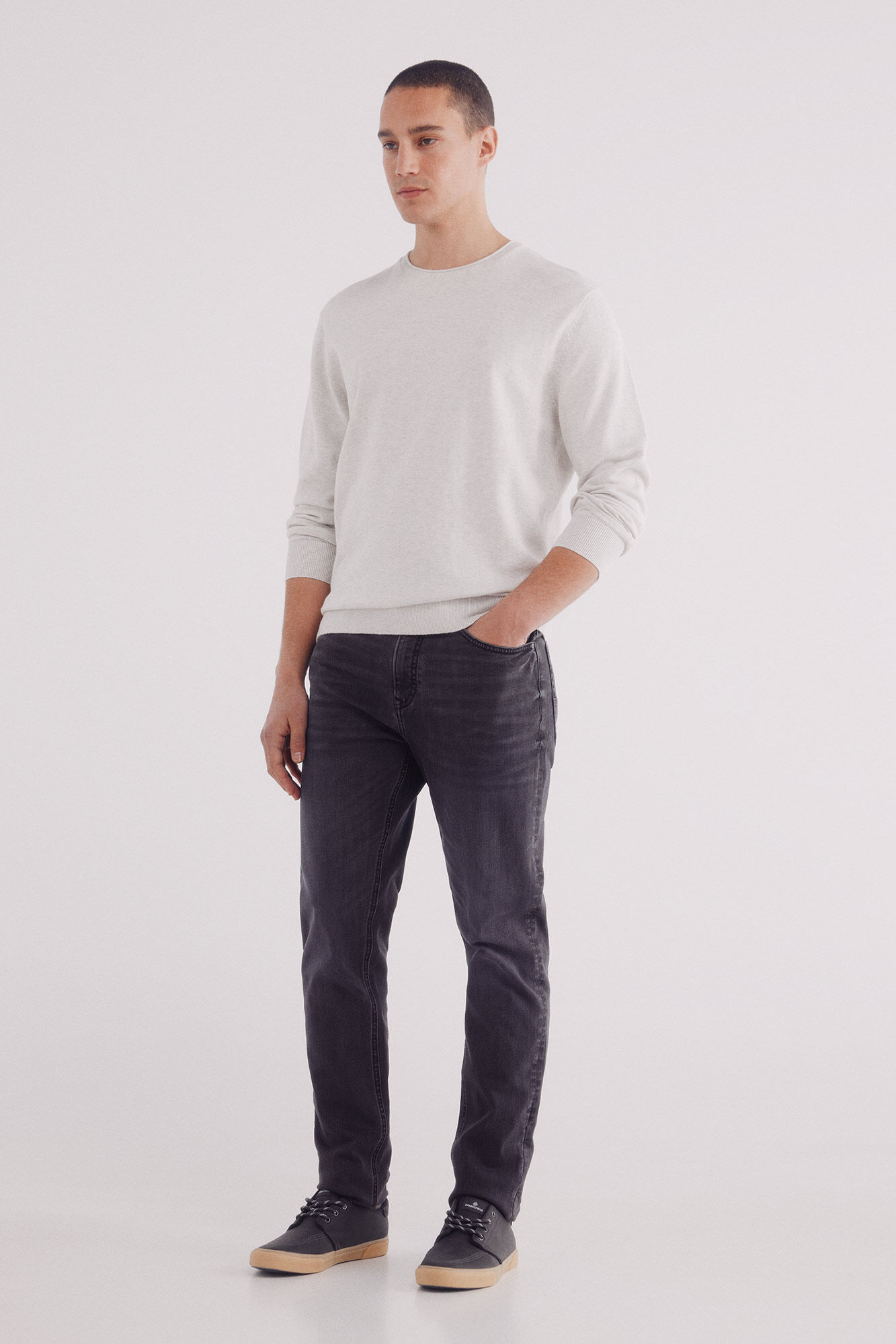 Springfield Jeans negros slim fit