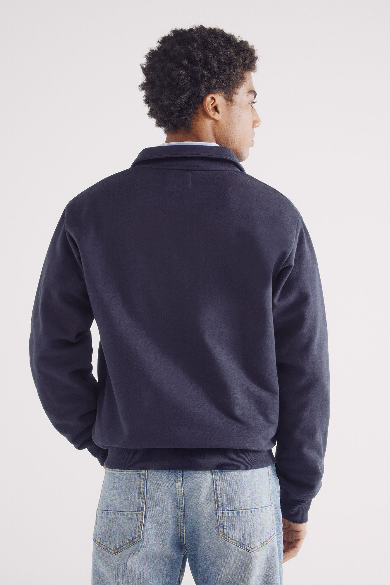 Springfield Sudadera camionero abierta azul