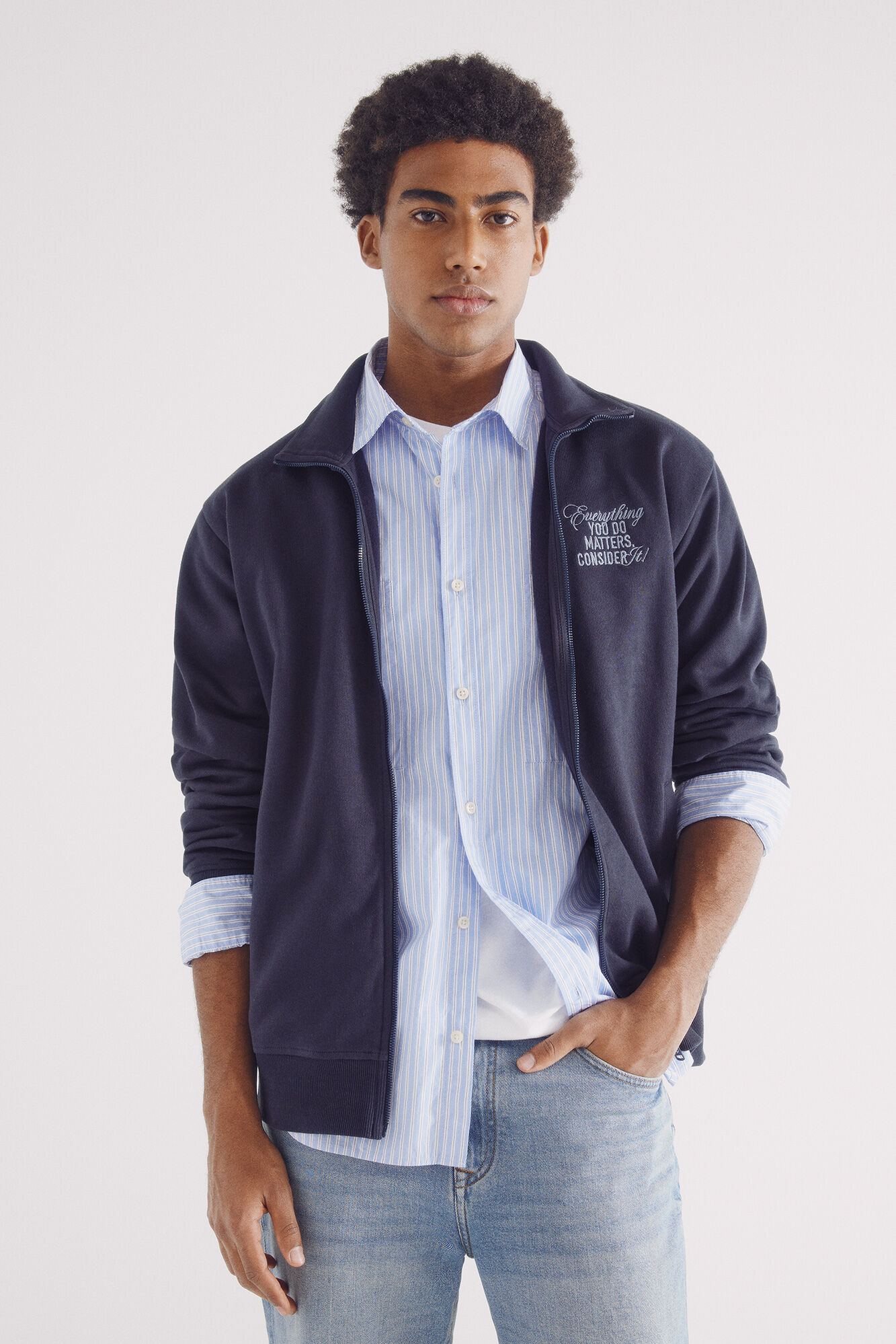 Springfield Sudadera camionero abierta