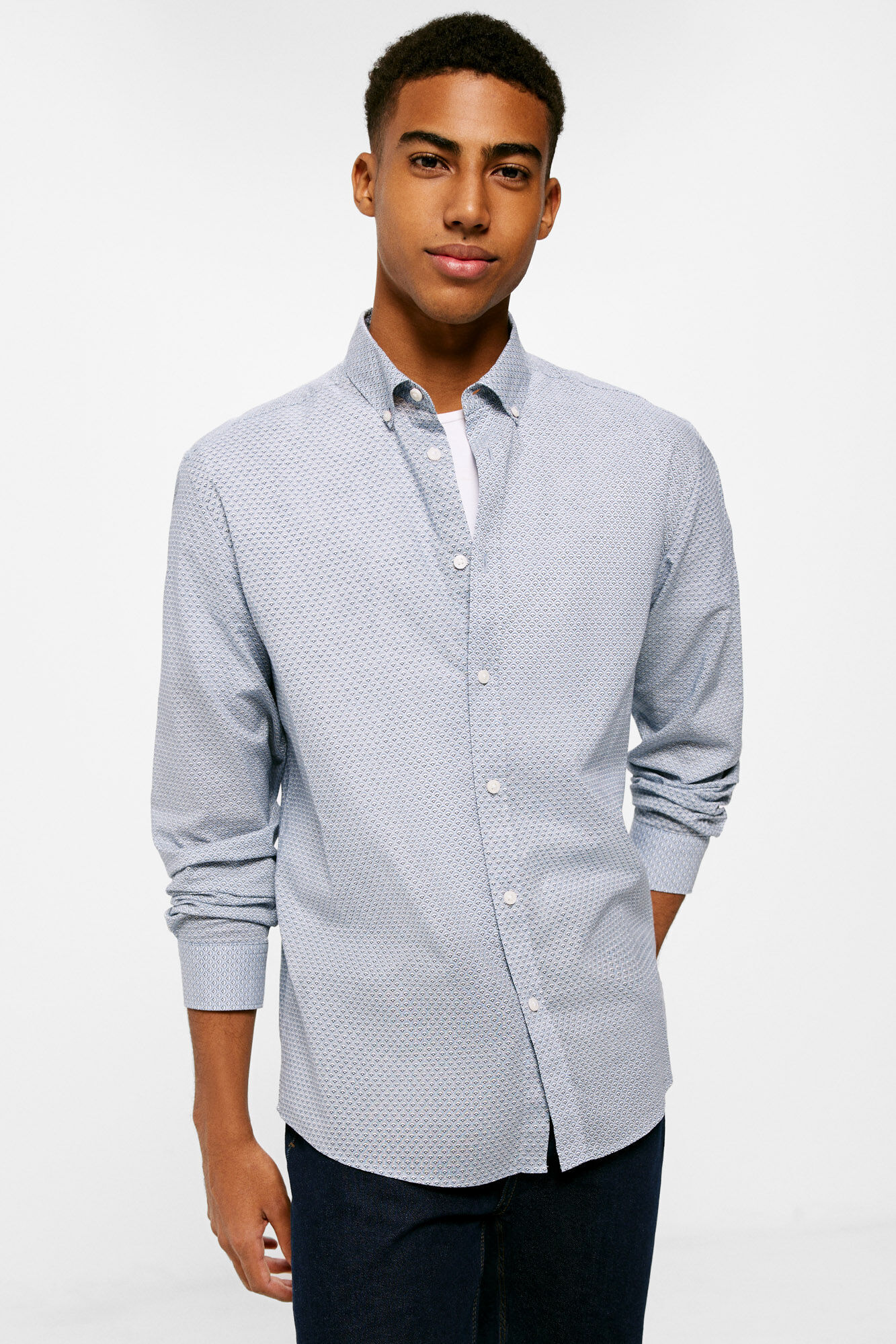 Springfield Camisa ligera estampada