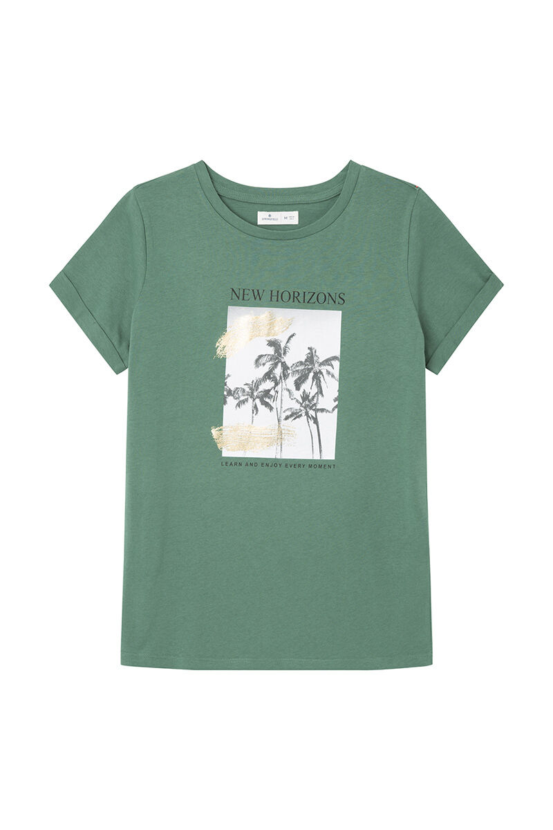 Springfield Playera "New horizons" khaki