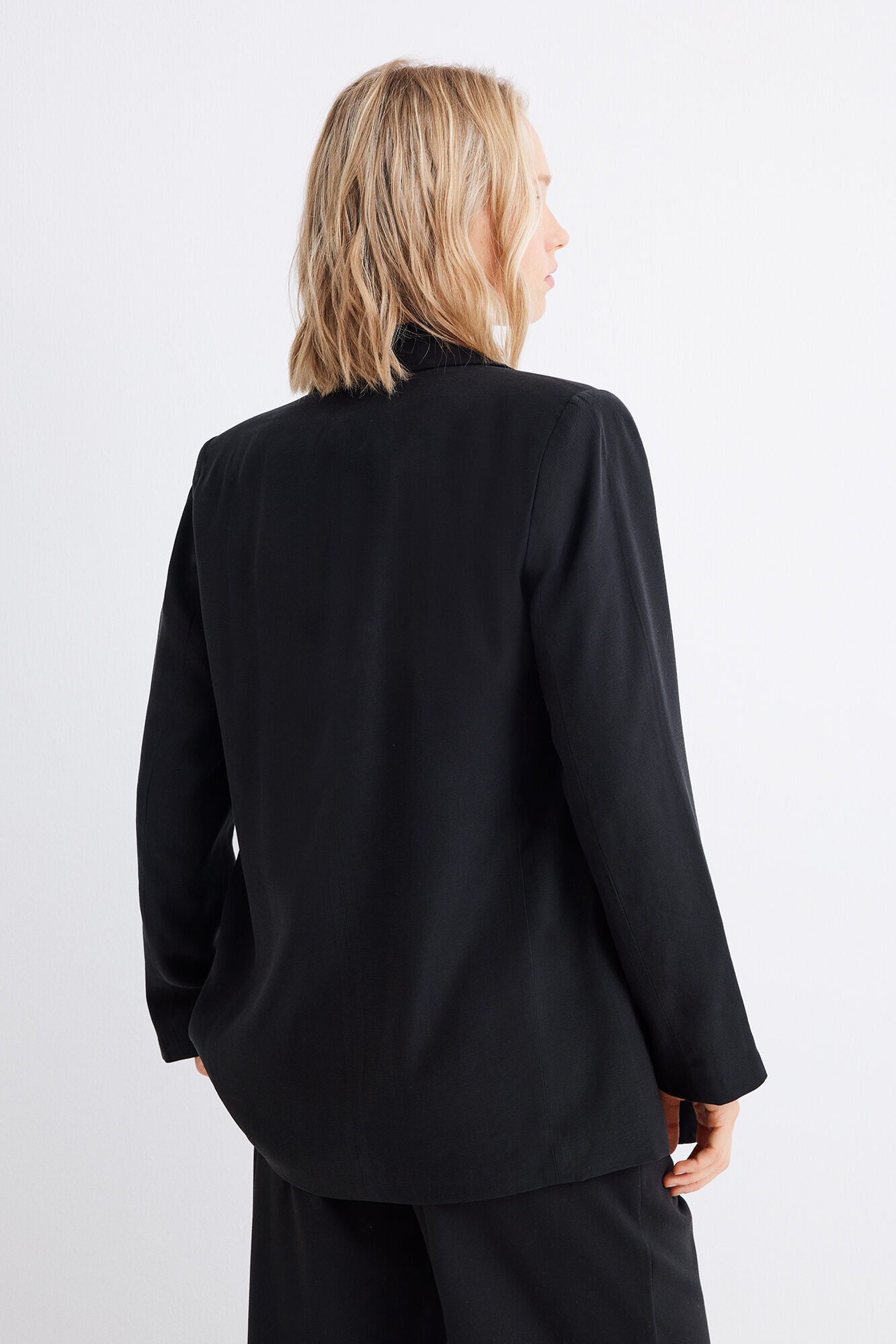 Springfield Blazer fluido negro