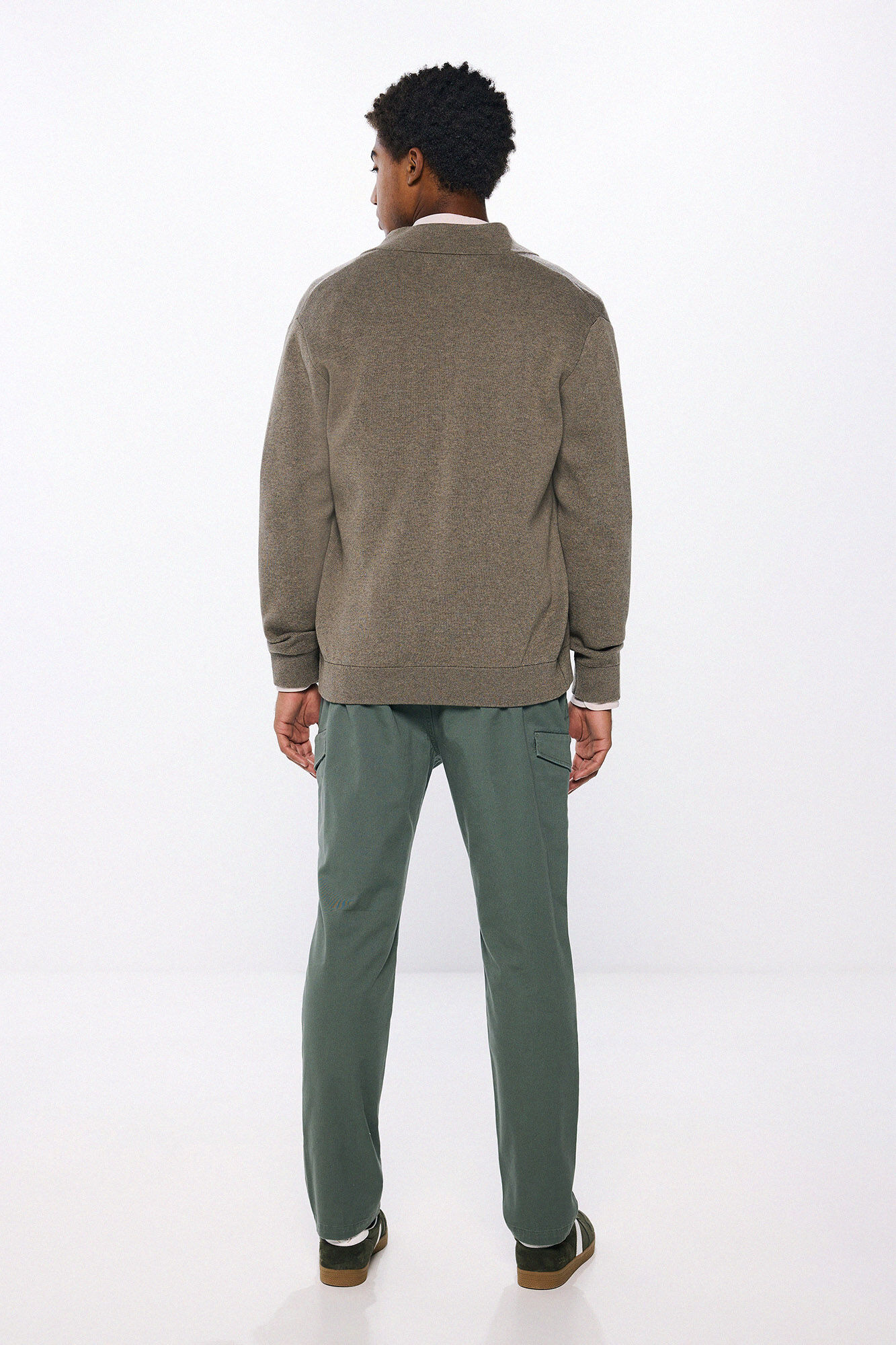 Springfield Pantal&oacute;n cargo confort slim fit verde