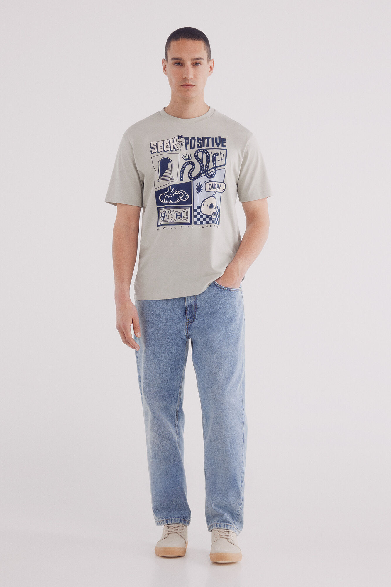 Springfield Playera seek the positive kaki