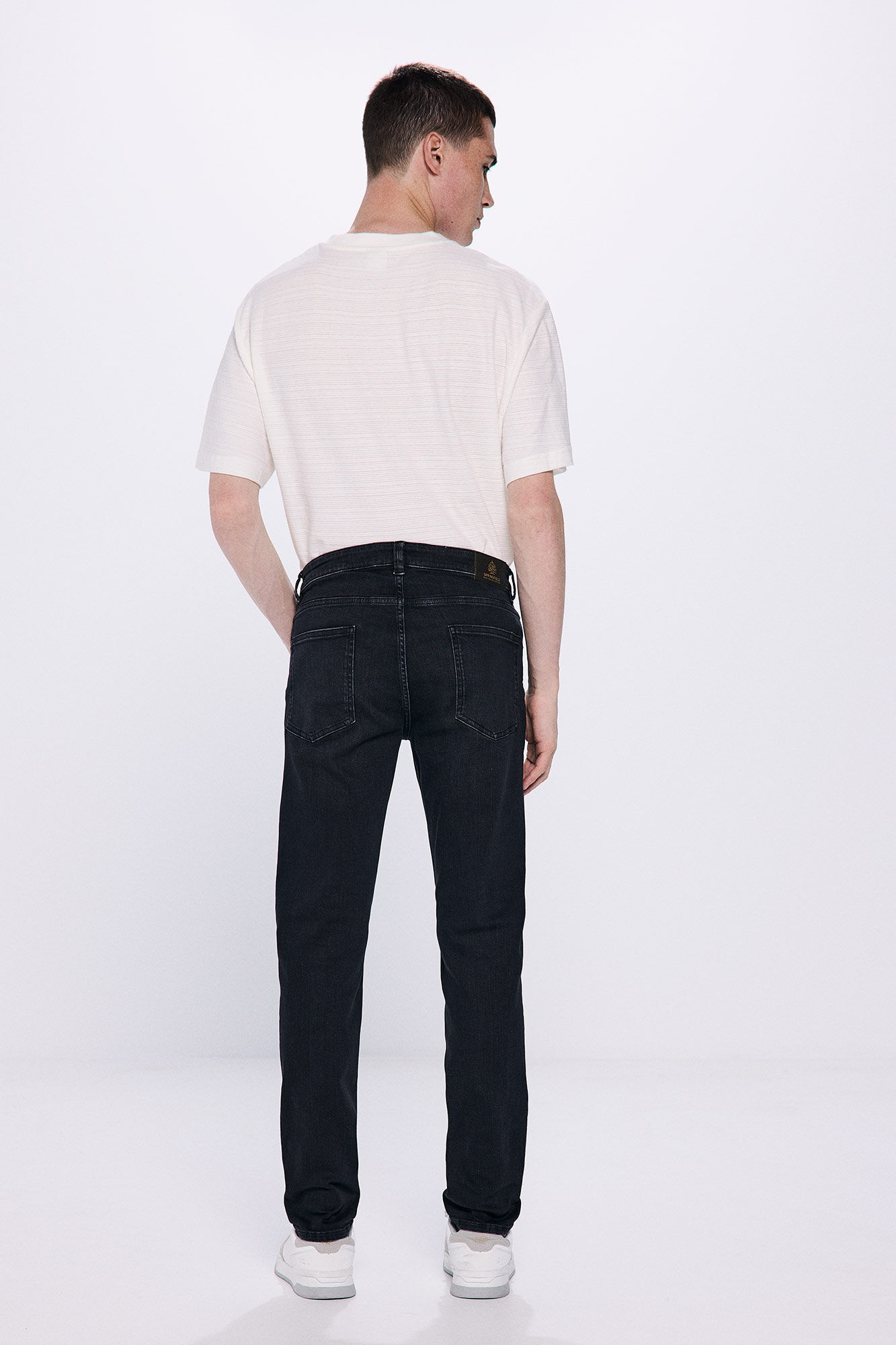 Springfield Vaquero skinny fit negro gris