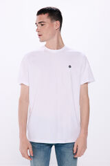 Springfield Playera b&aacute;sica cuello redondo natural