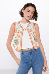High Spirits Chaleco Blossom beige