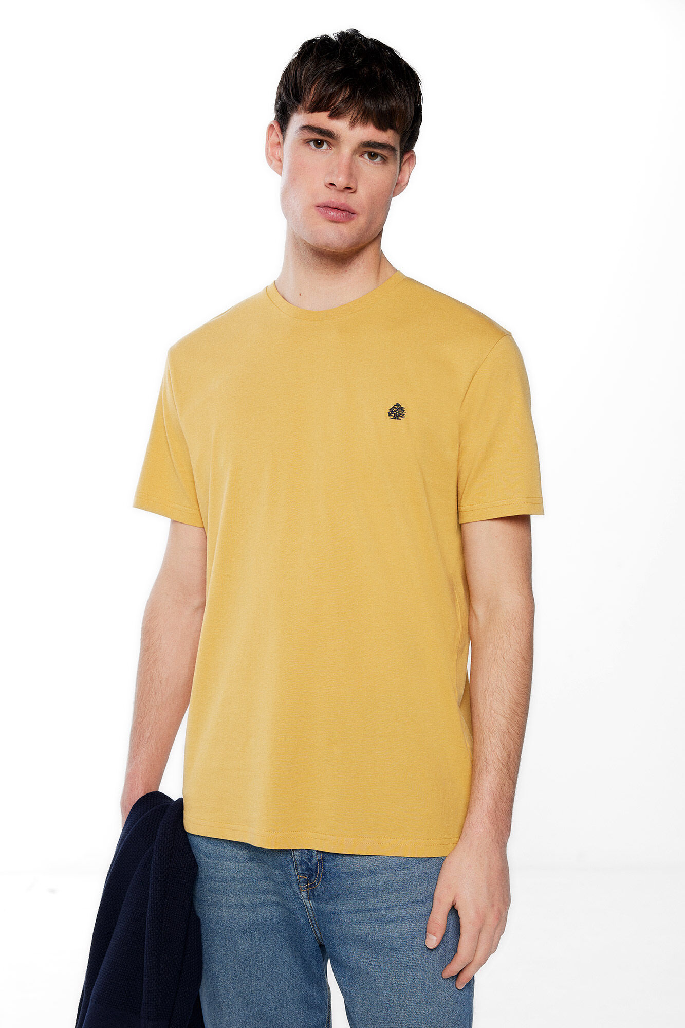 Springfield Playera b&aacute;sica &aacute;rbol amarillo