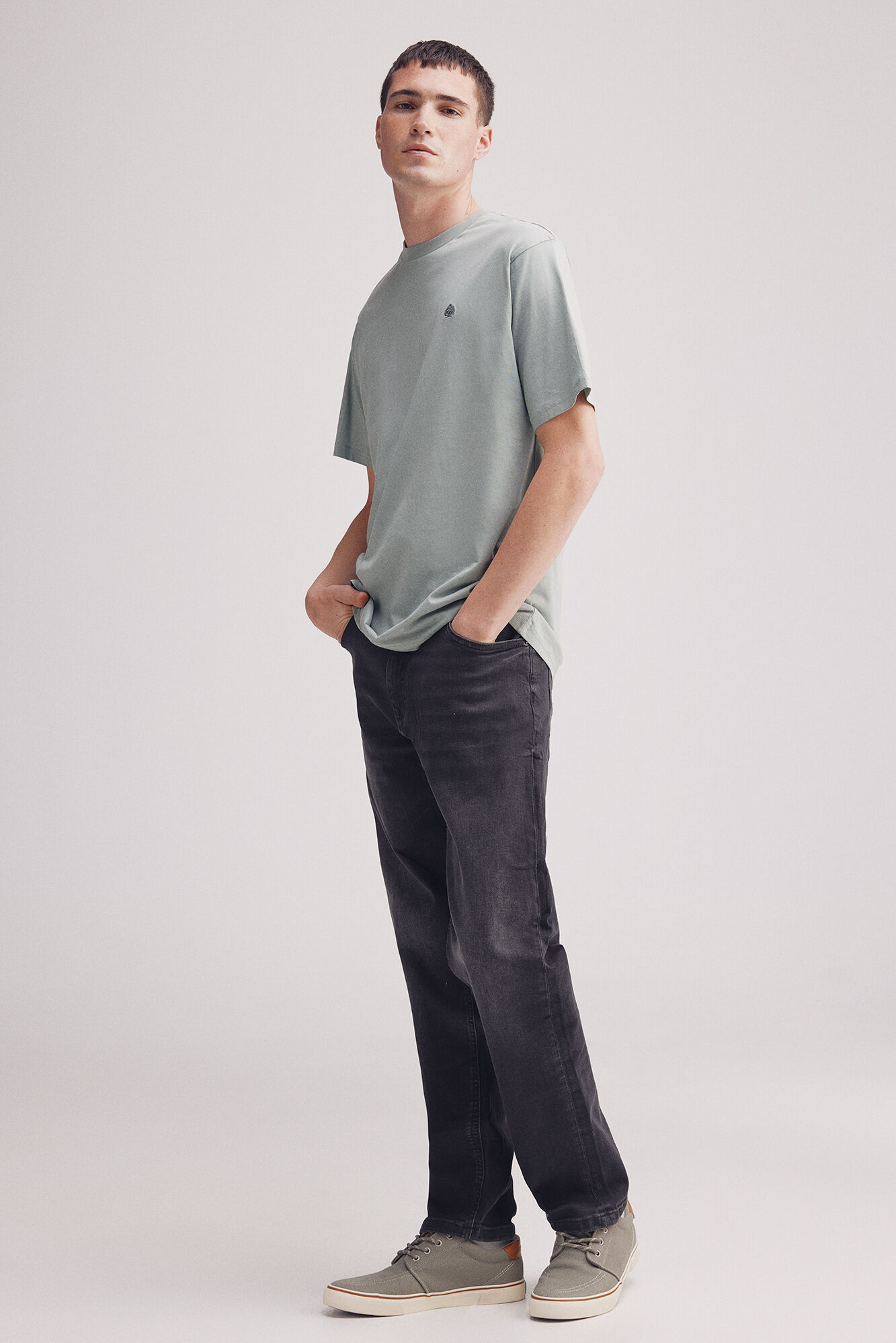Springfield Playera b&aacute;sica cuello redondo