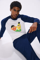 Springfield Pijama largo punto Sesame Street&trade; azulado