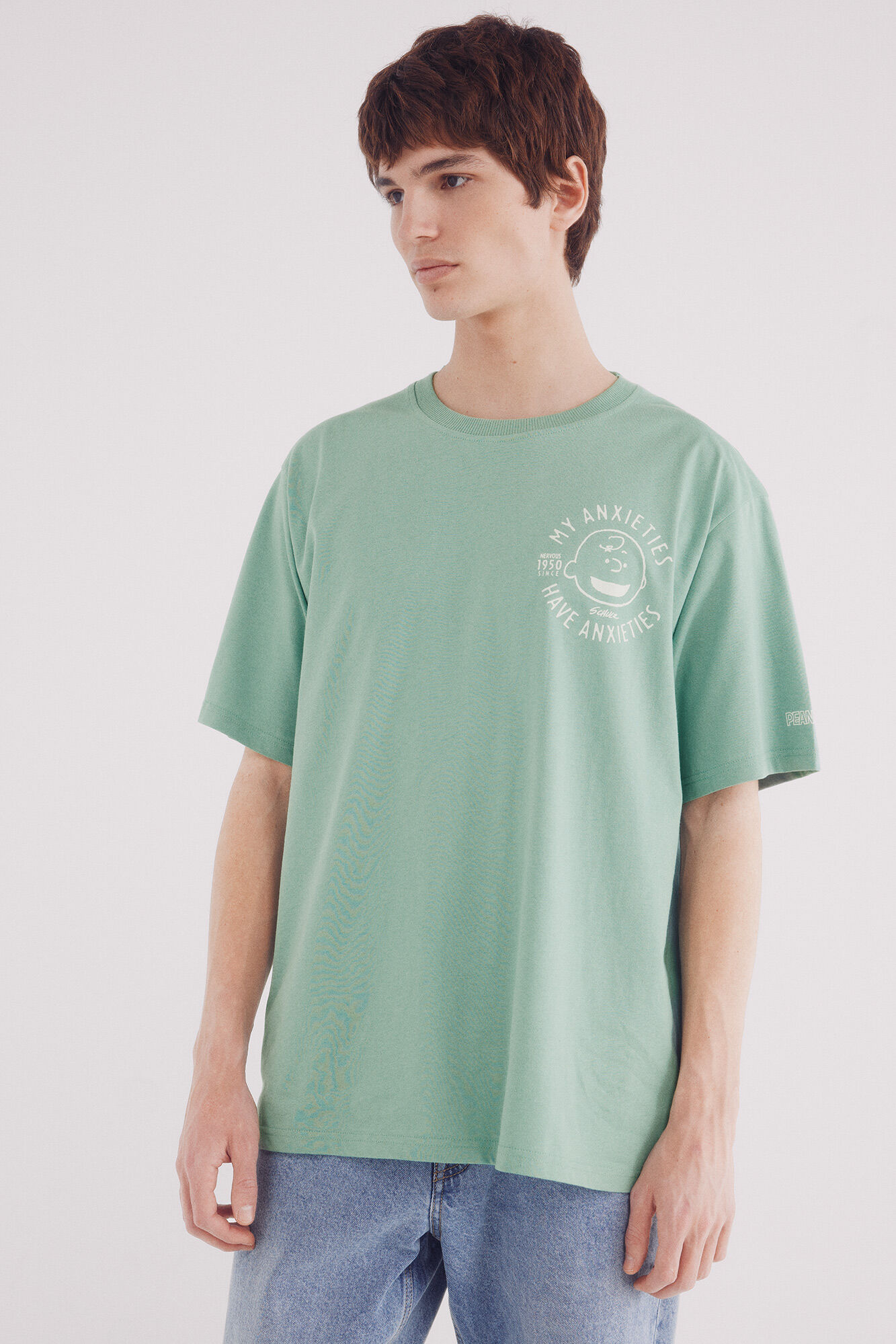 Springfield Camiseta Charlie Brown verde