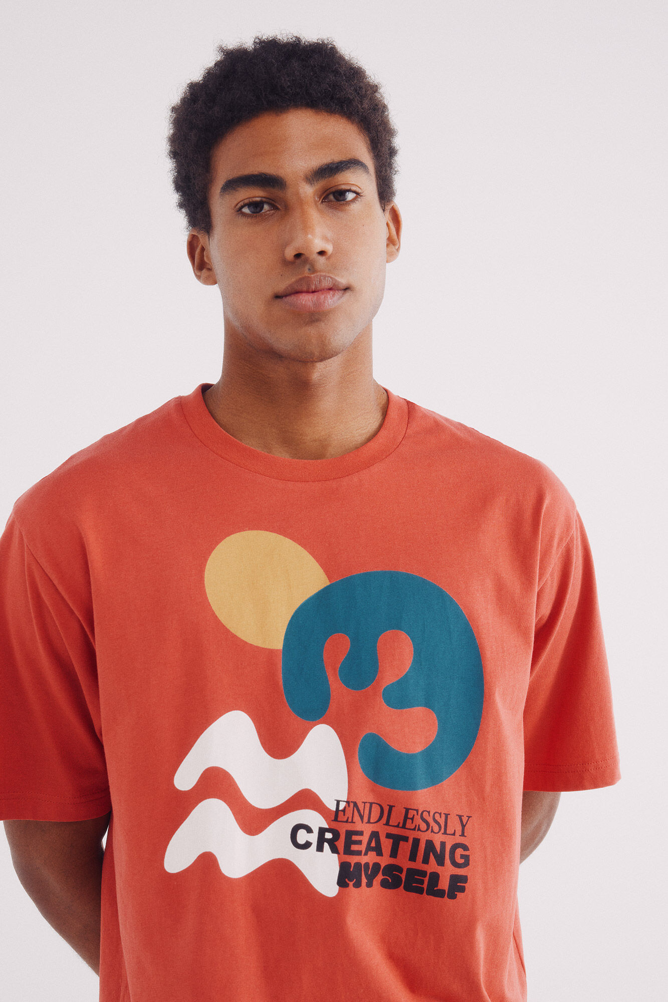 Springfield Camiseta motivo formas
