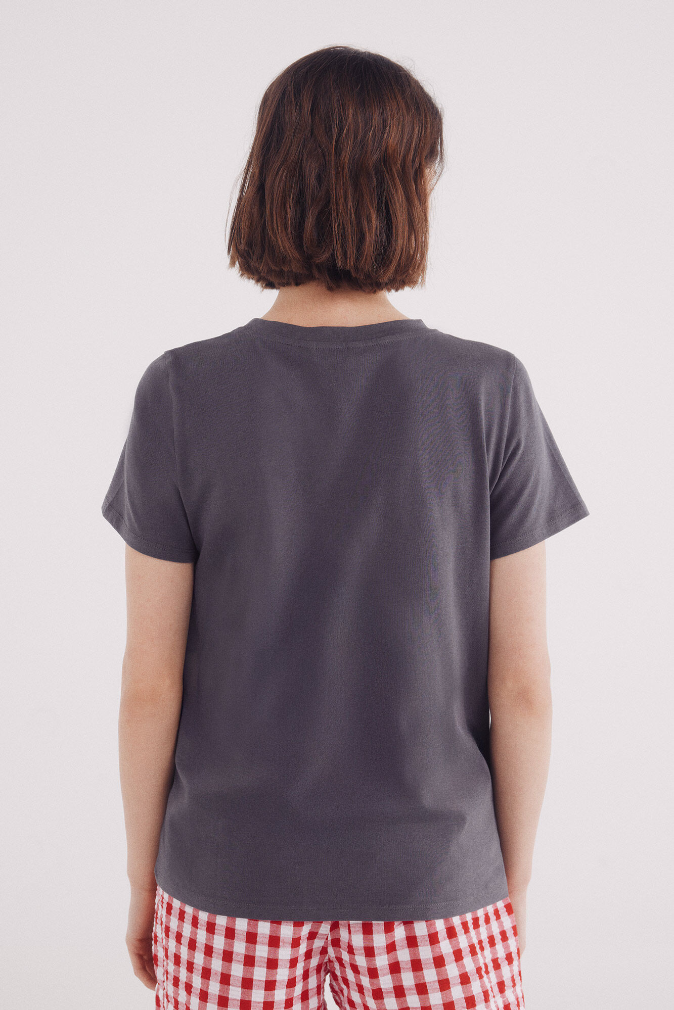 Springfield Playera "Cherry love" gris
