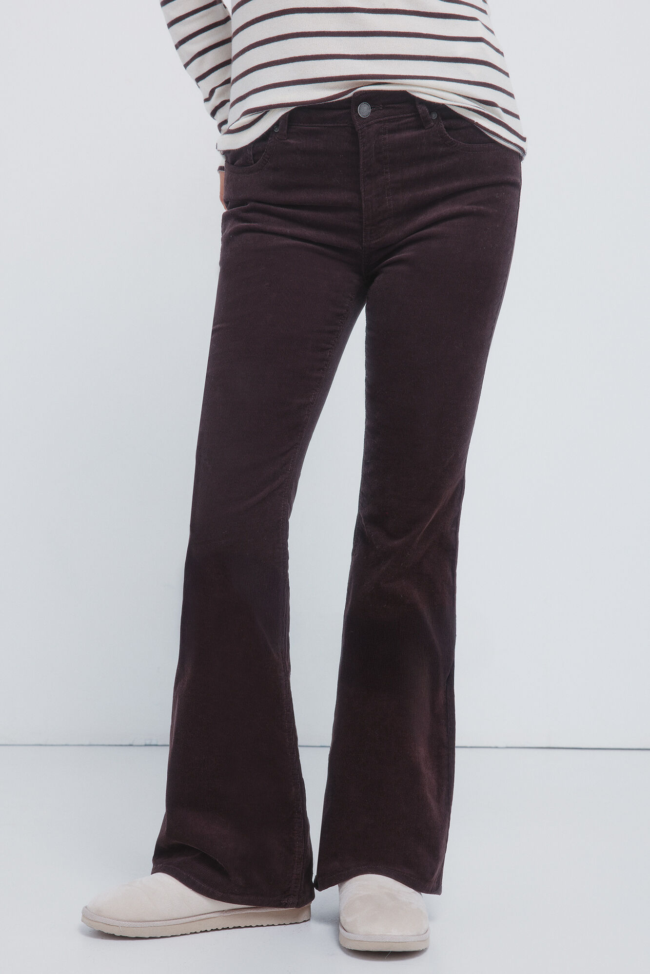 Springfield Pantalones de pana de corte bajo