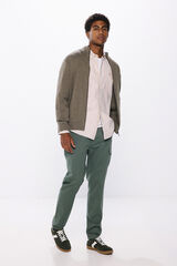 Springfield Pantal&oacute;n cargo confort slim fit verde