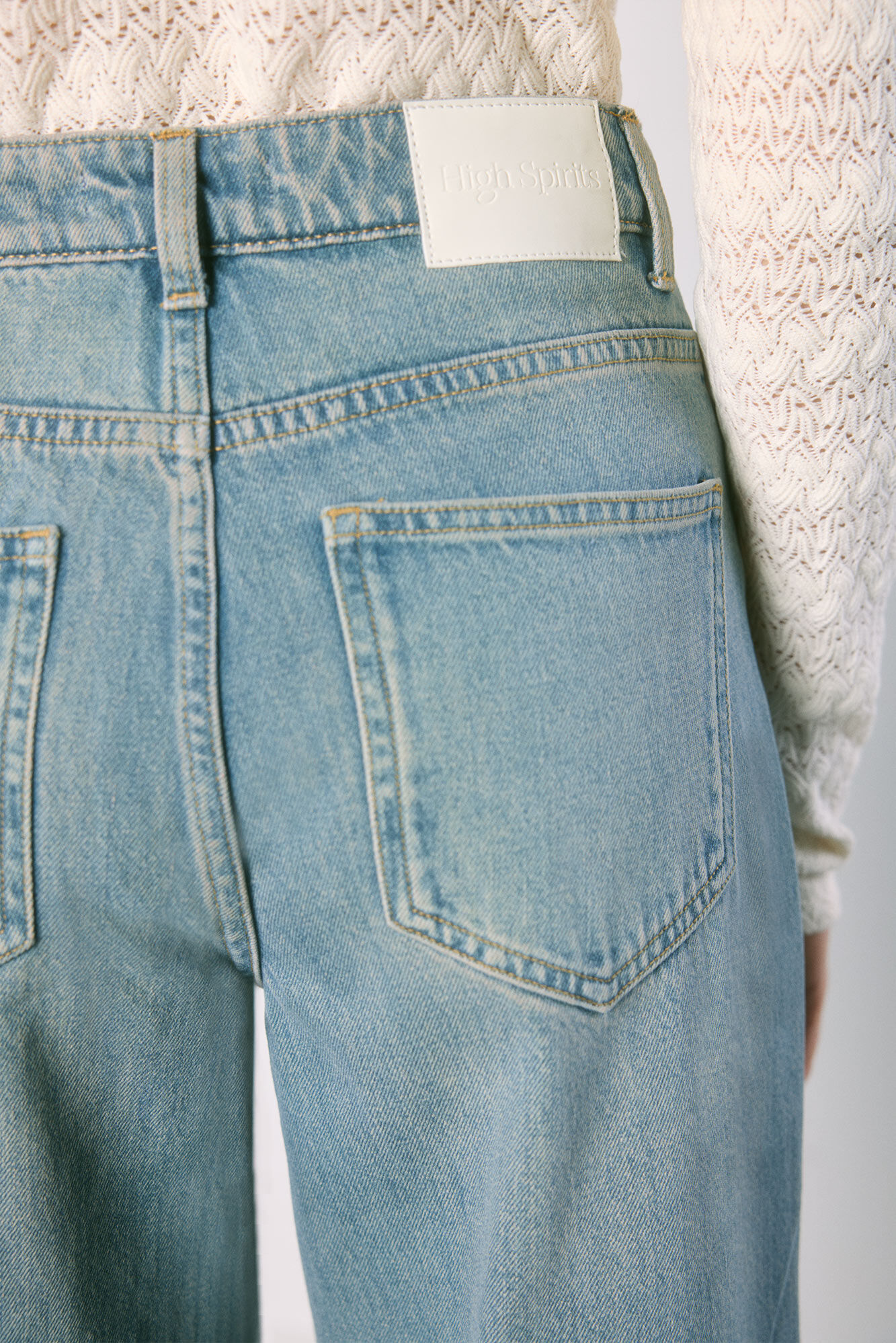 High Spirits 0017 JEANS RECTOS azul