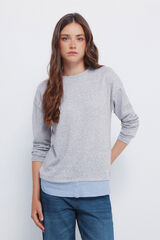Springfield Playera combinada gris