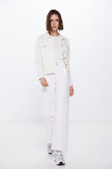 Springfield Jeans straight wide color natural
