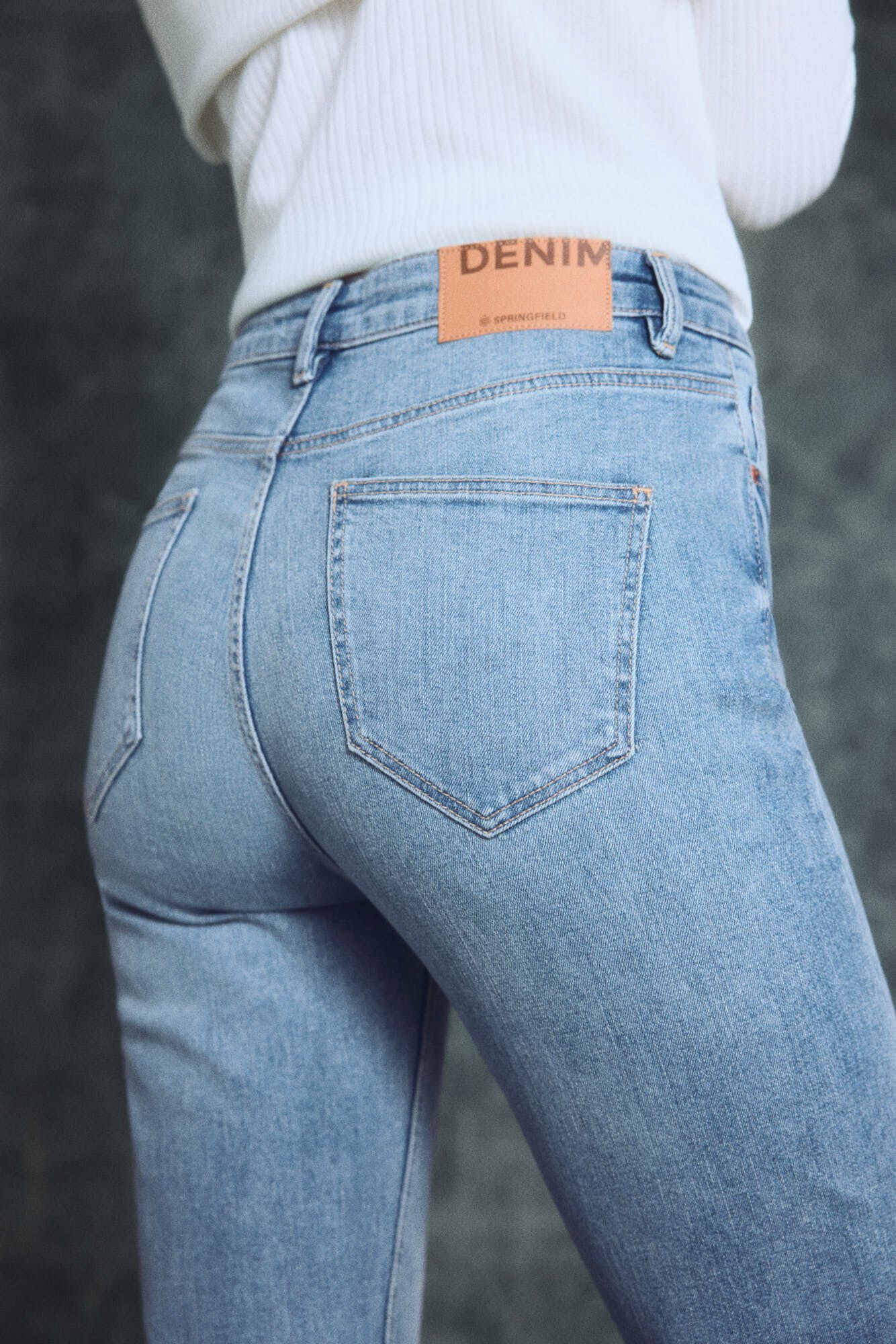 Springfield Jeans Flare azul