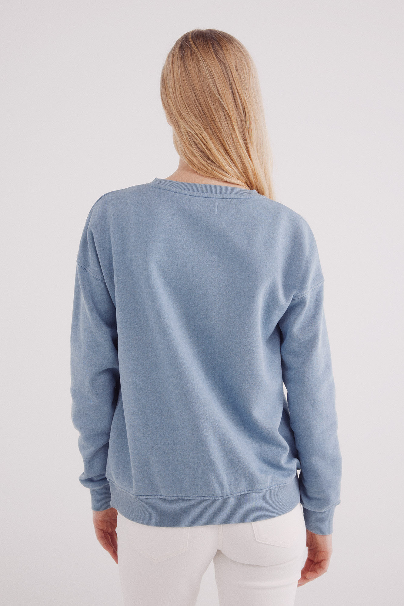 Springfield Sudadera gr&aacute;fica azul