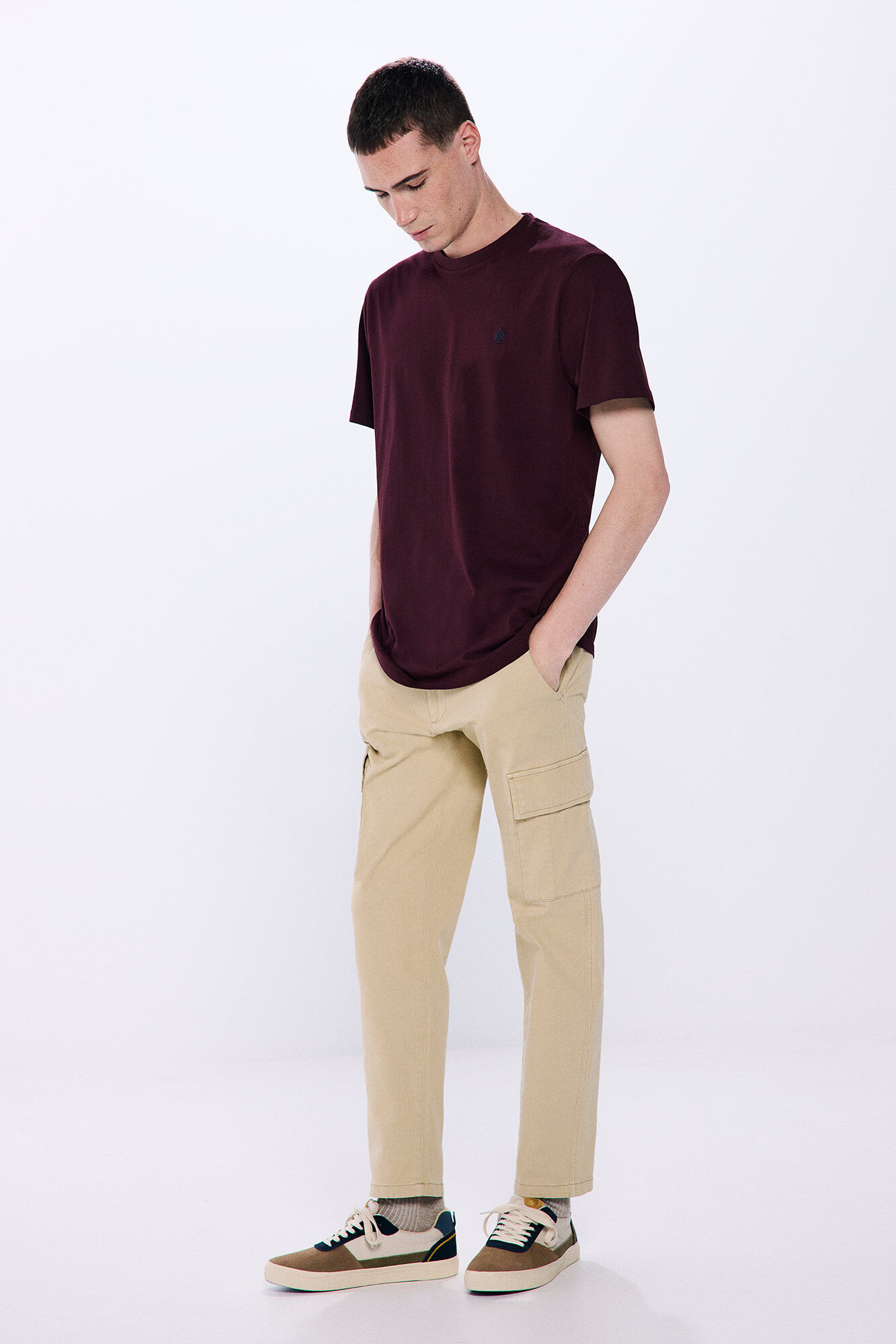 Springfield Playera b&aacute;sica cuello redondo