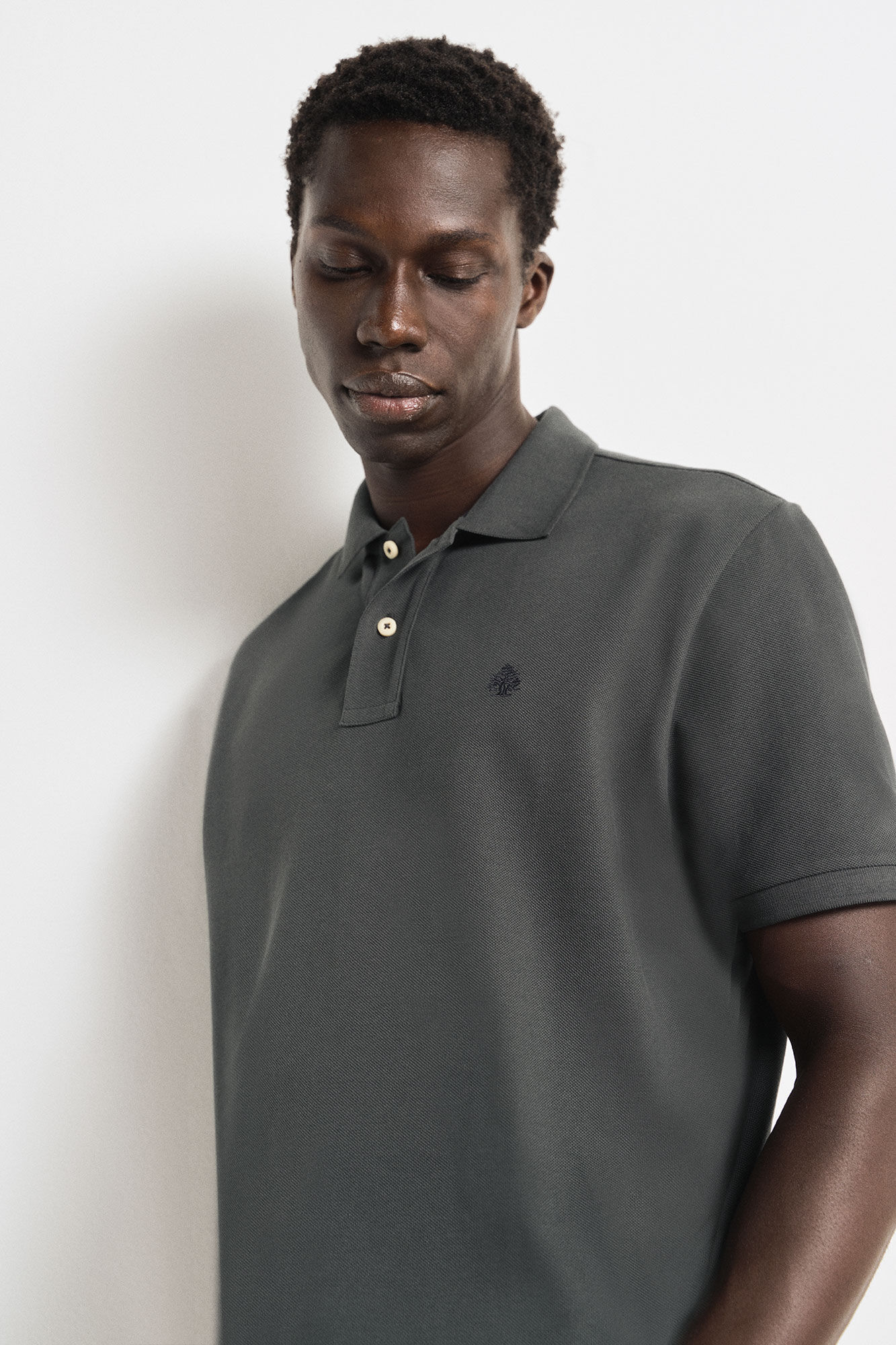 Springfield Polo piqu&eacute; basico regular fit verde
