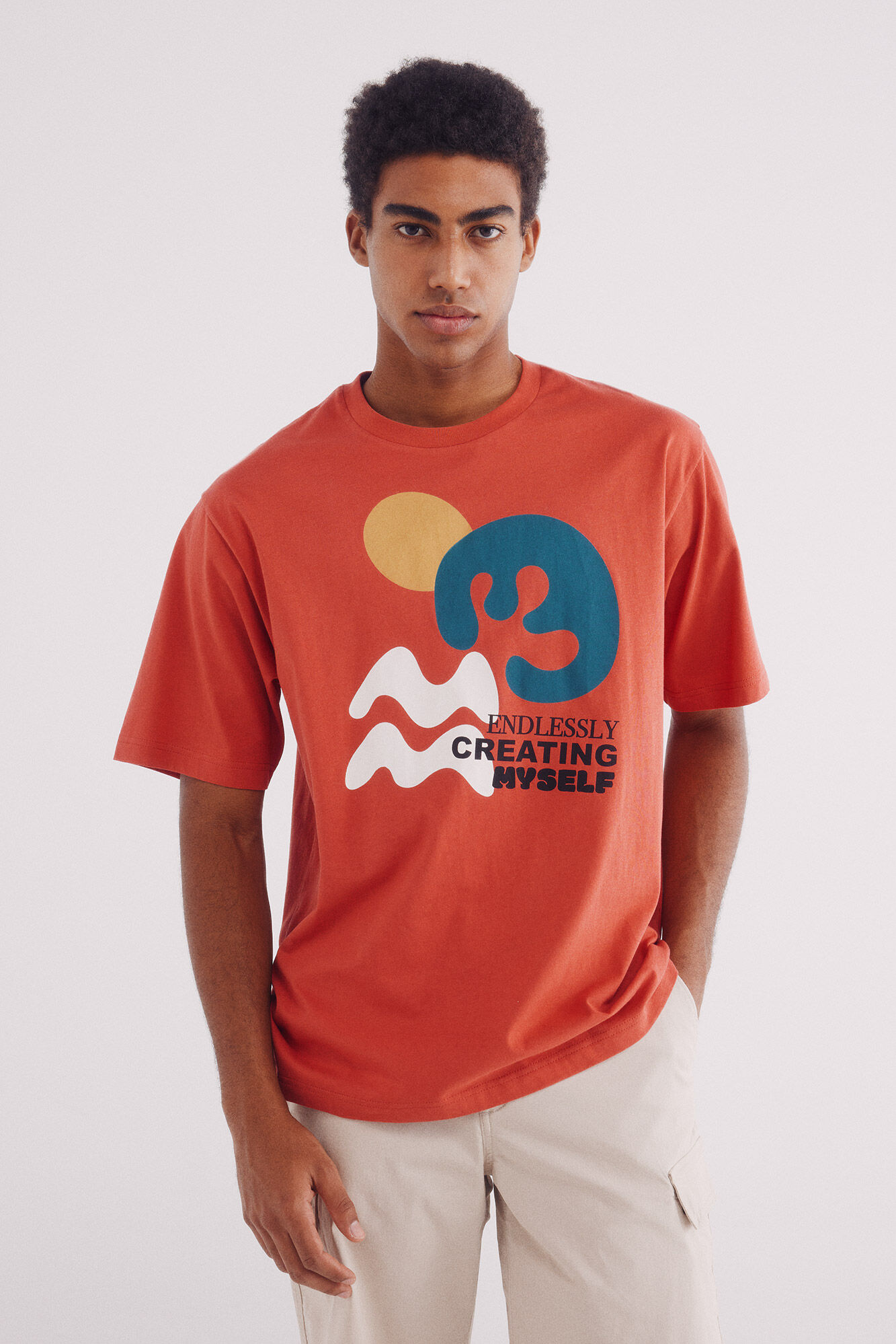 Springfield Camiseta motivo formas