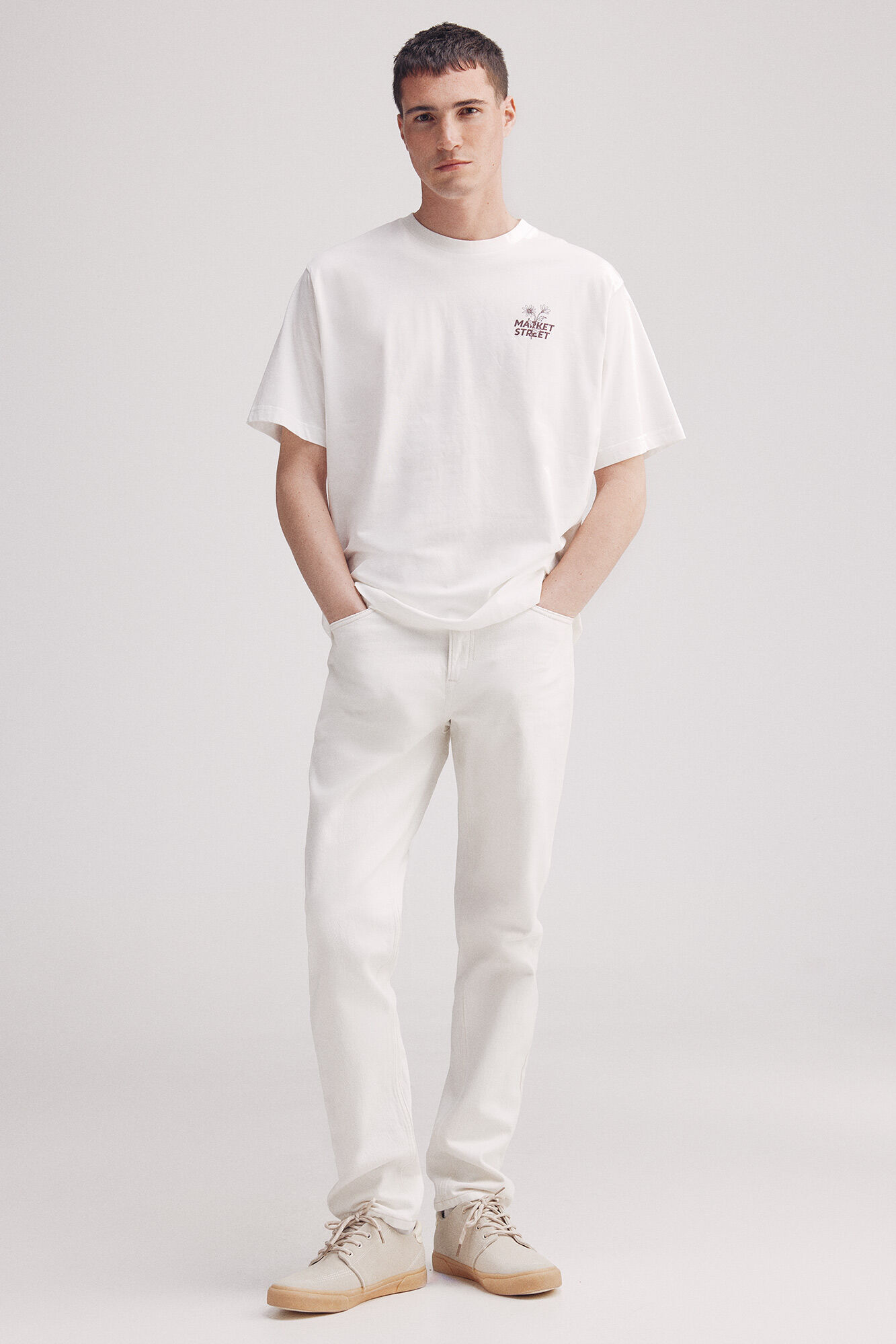 Springfield Playera market street marfil