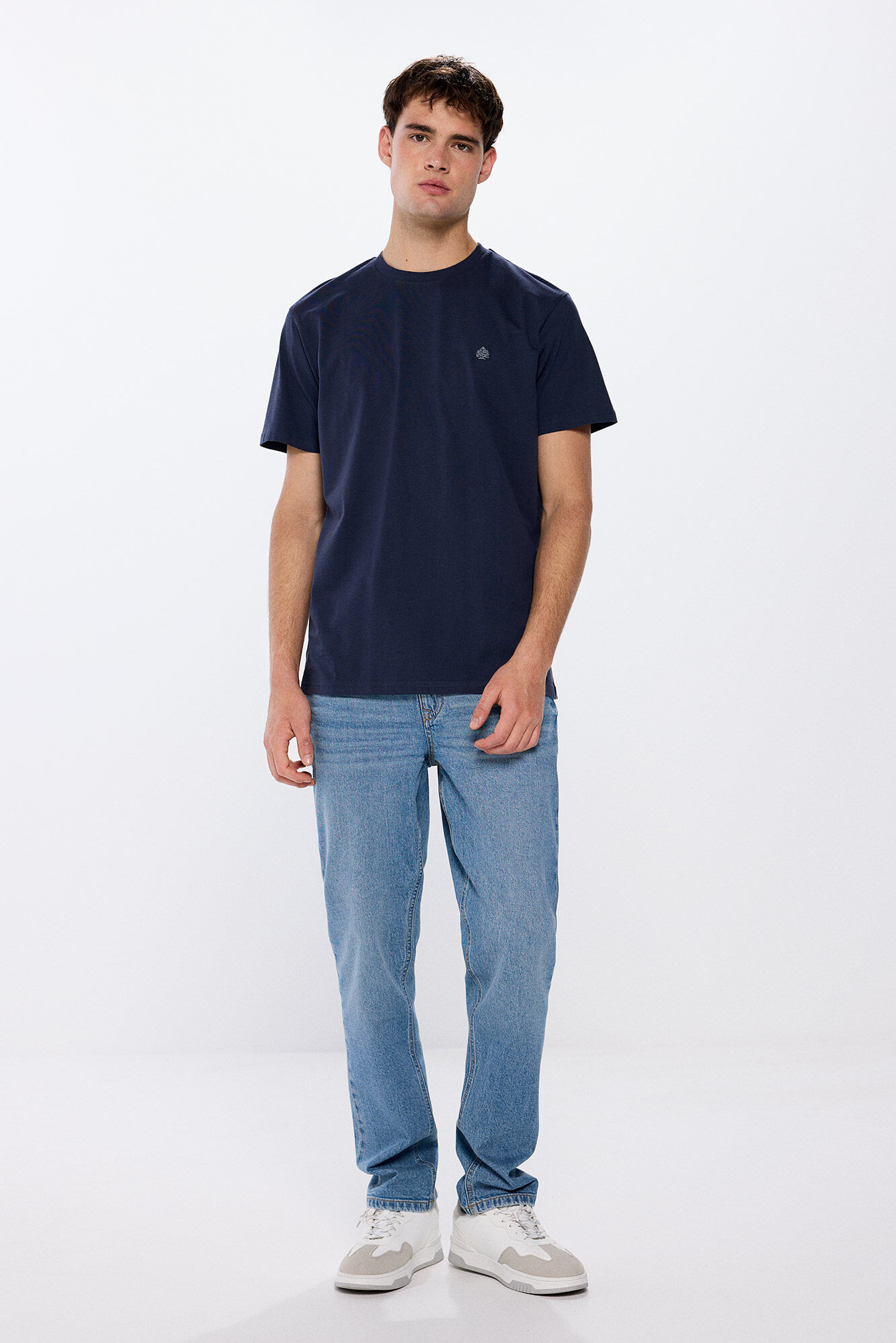 Springfield Playera b&aacute;sica cuello redondo