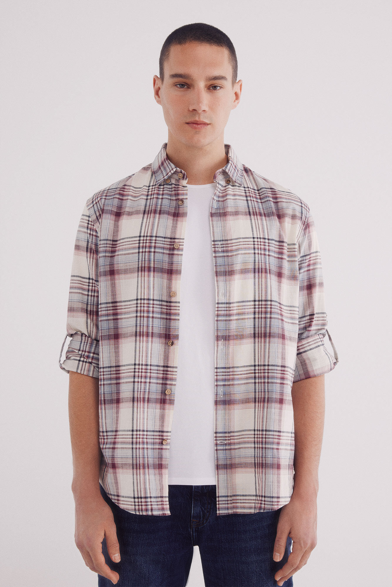 Springfield Camisa algod&oacute;n slum cuadros