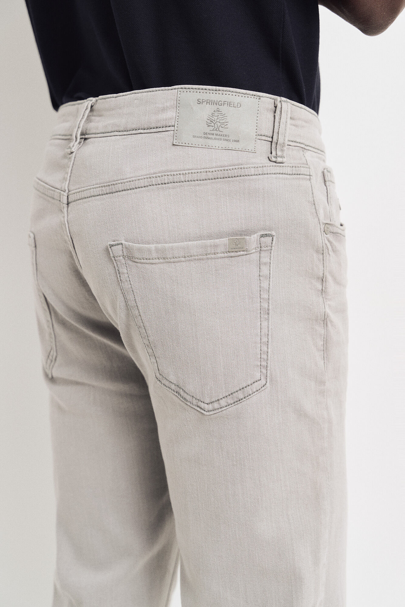 Springfield Vaquero gris slim fit gris