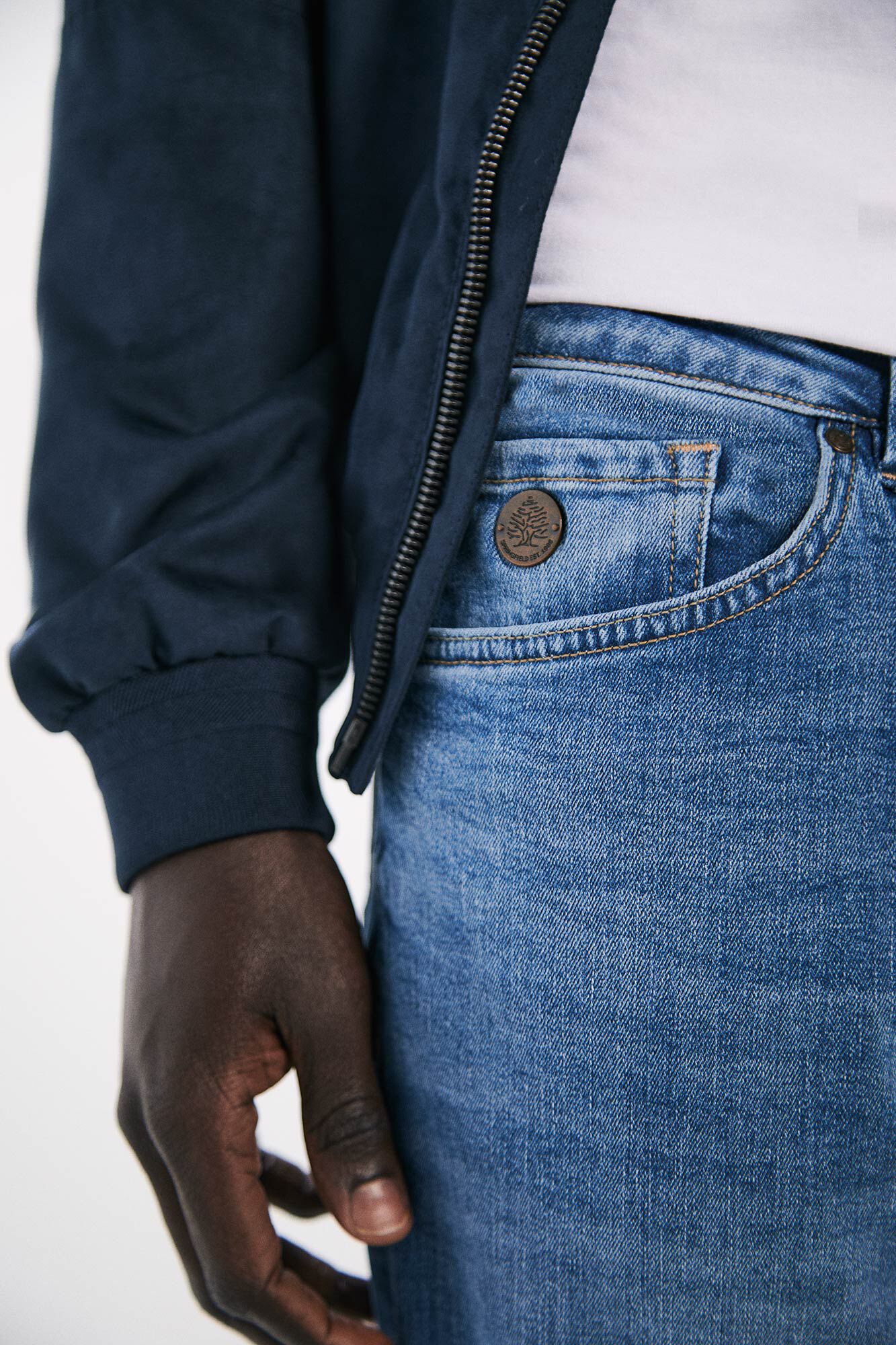 Springfield Jeans slim fit azul