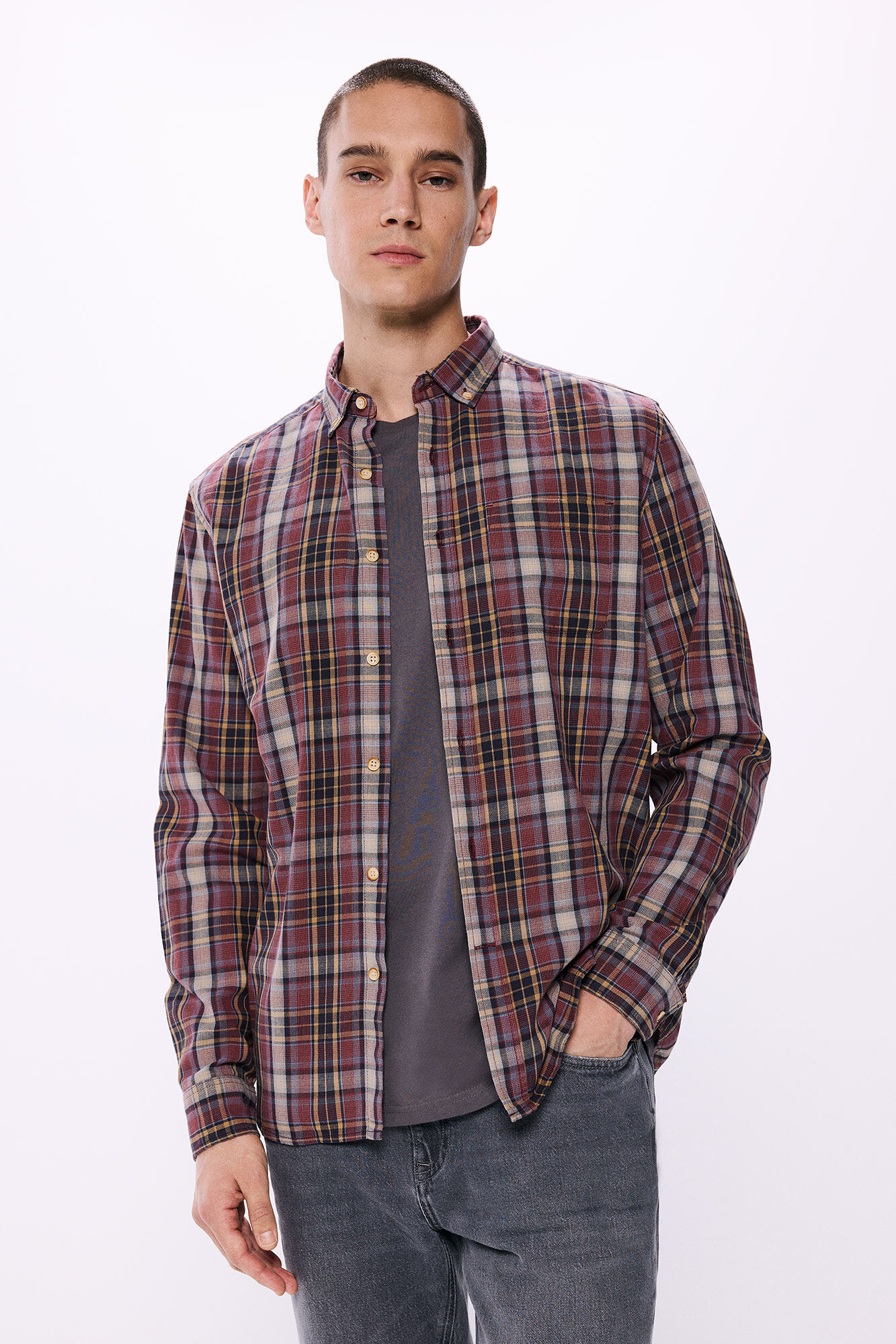 Springfield Camisa franela cuadros