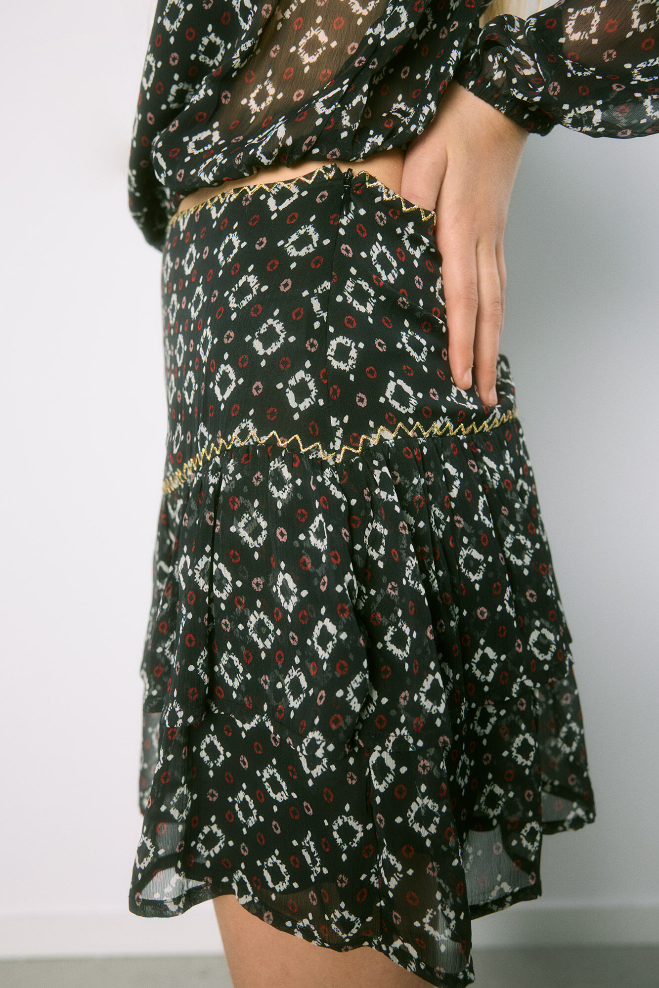 High Spirits Falda Daring negro