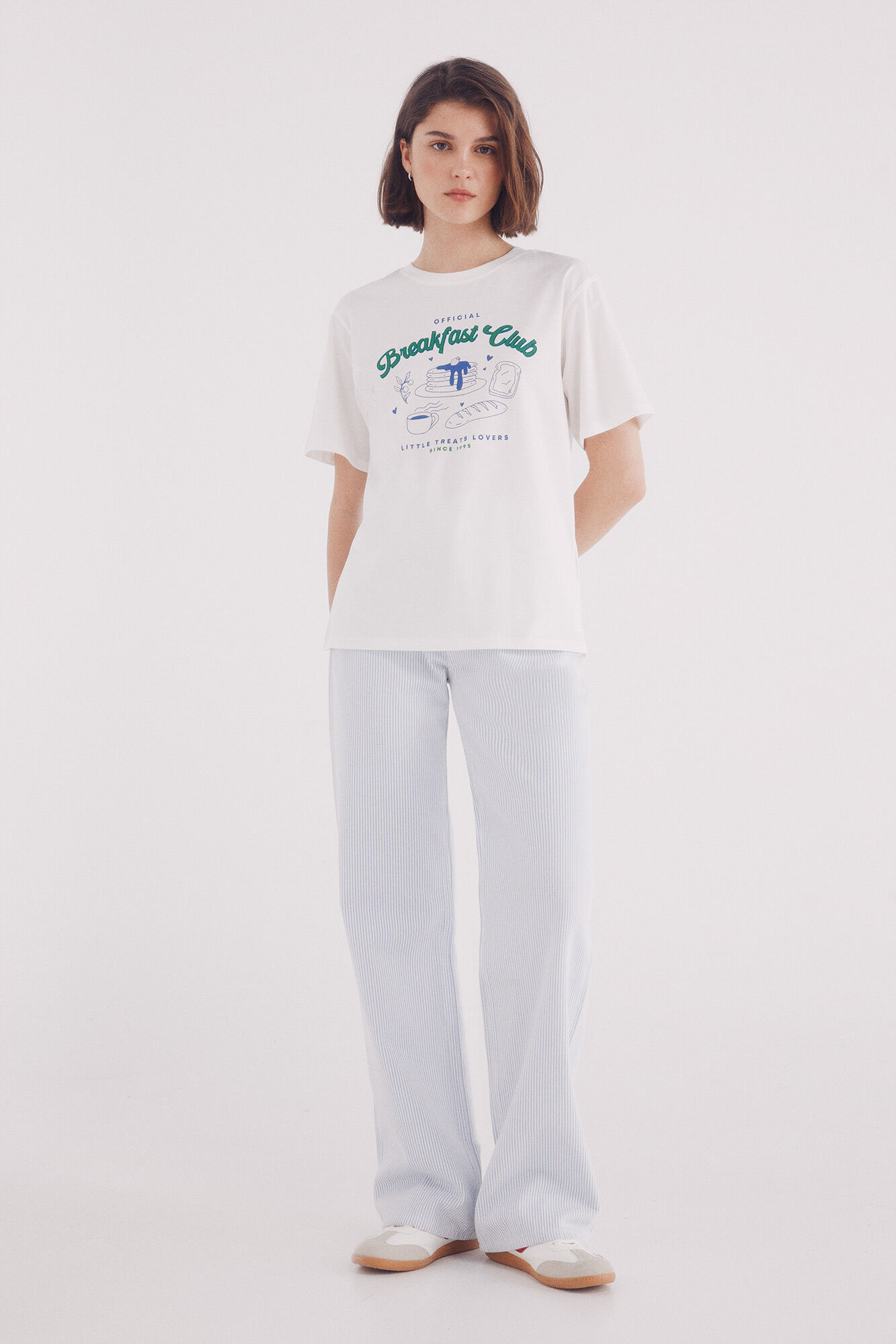 Springfield Playera gr&aacute;fica blanco