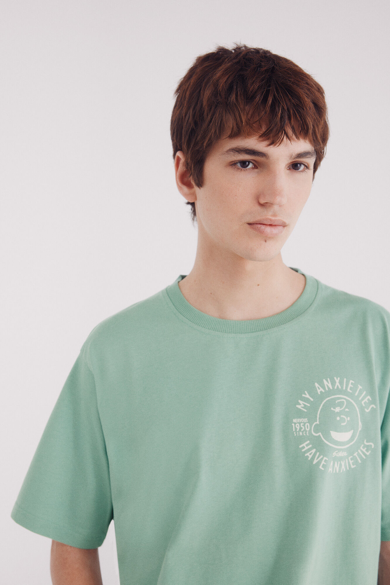 Springfield Camiseta Charlie Brown verde