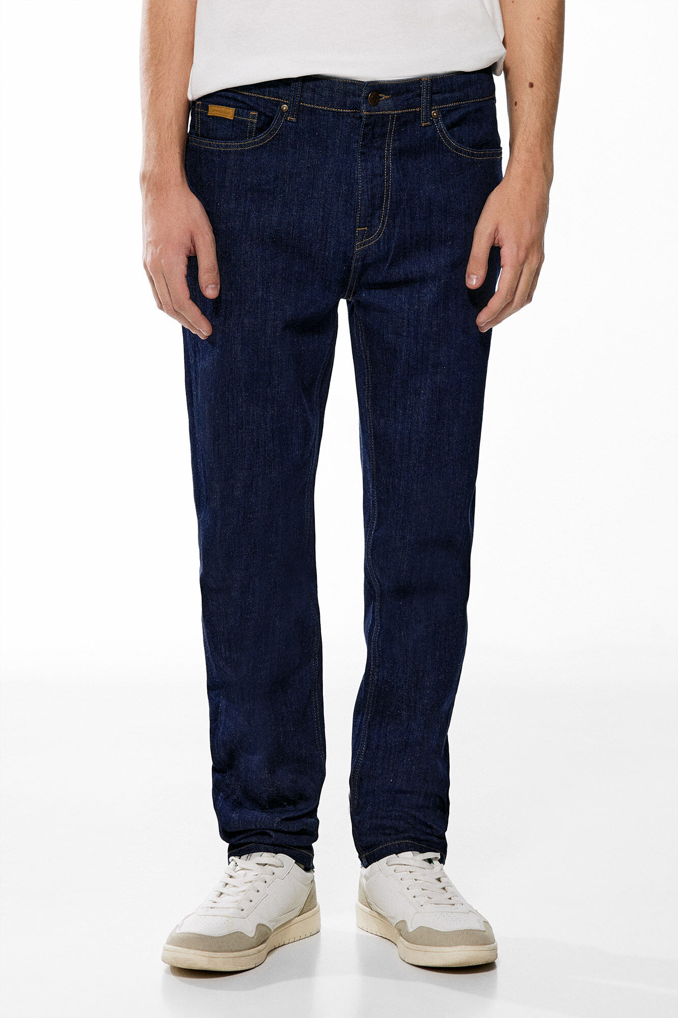 Springfield Jeans slim lavado desencolado marino