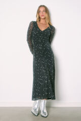 High Spirits Vestido Liberty negro