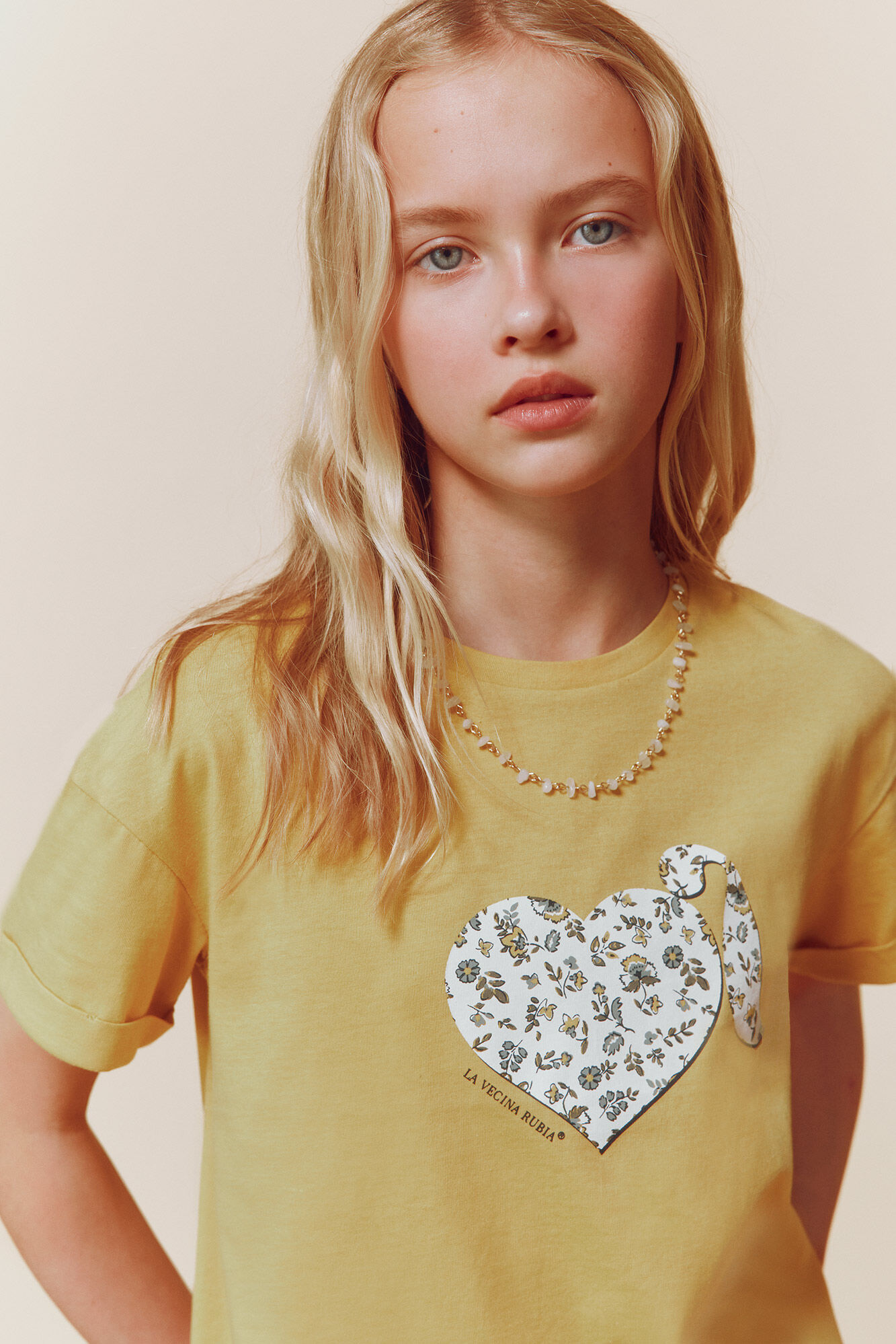 Springfield Kids Playera "Coraz&oacute;n con pelazo"