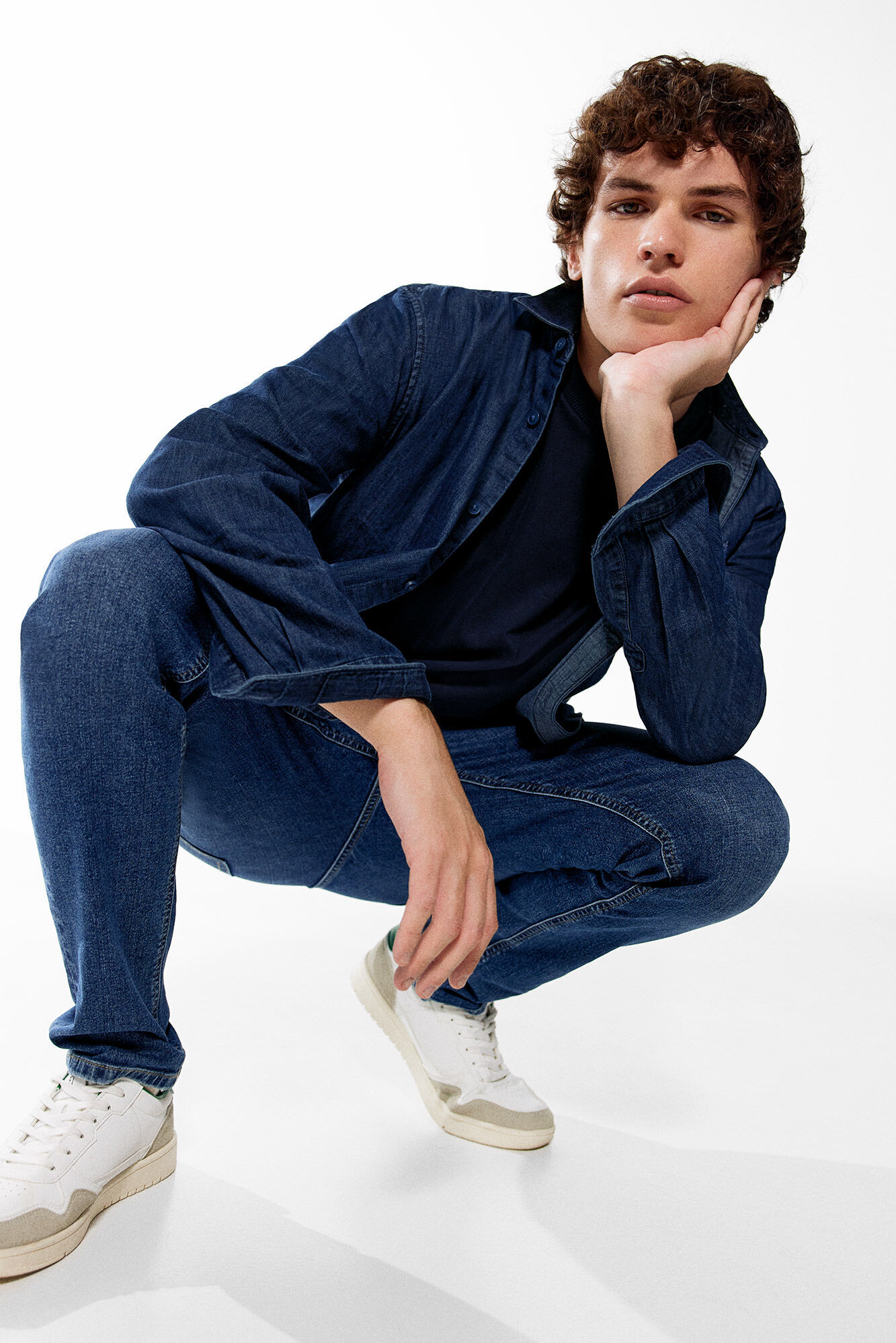 Springfield Jeans skinny lavado medio oscuro