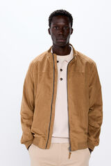 Springfield Chamarra efecto ante beige