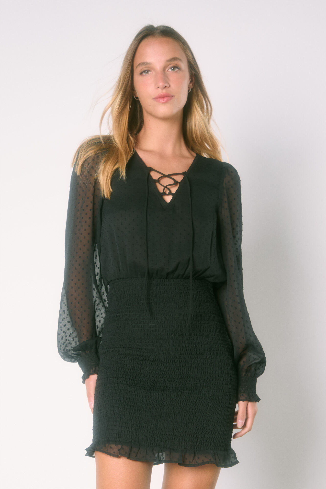 High Spirits Vestido "Serenity" negro