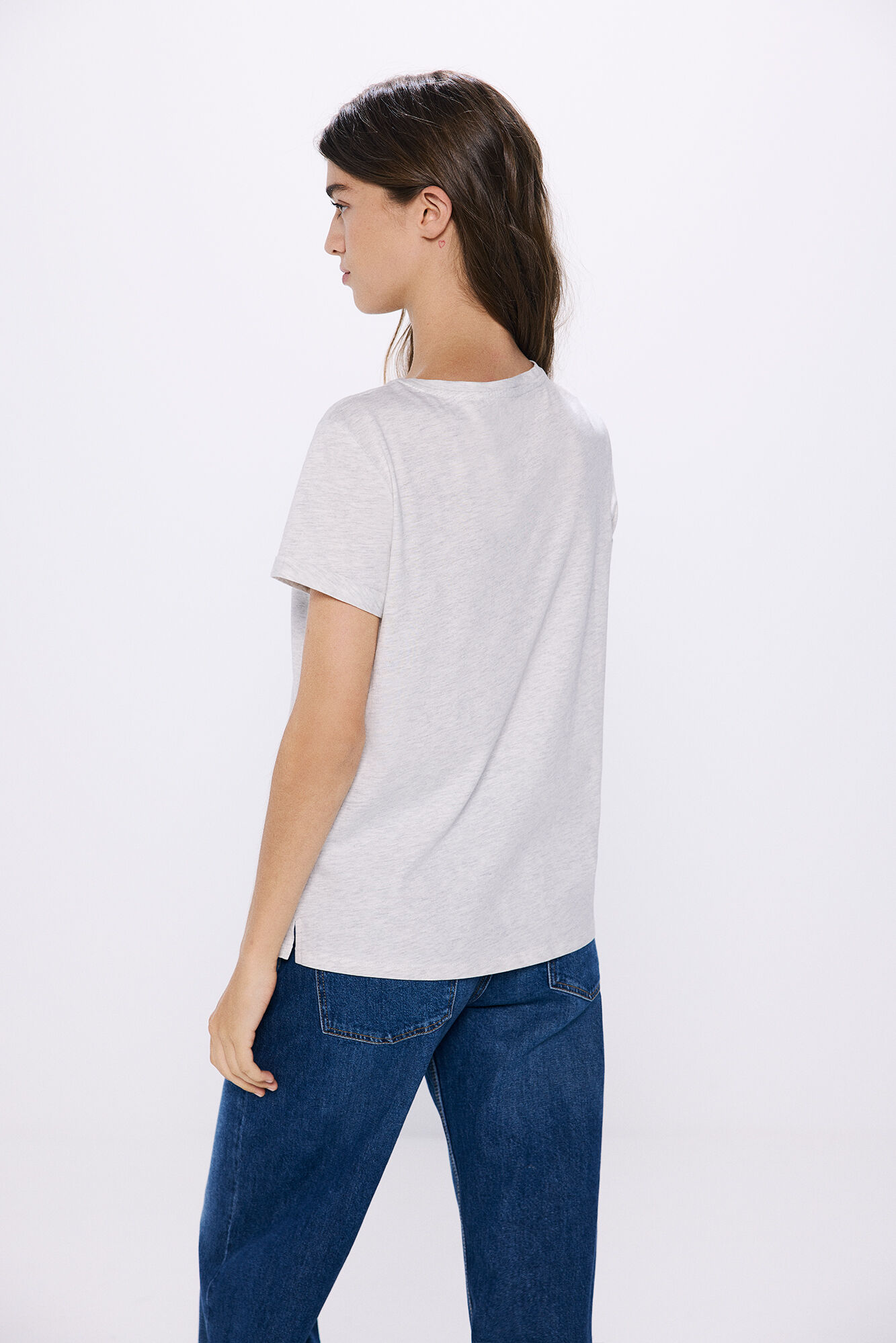 Springfield Playera gr&aacute;fica gris
