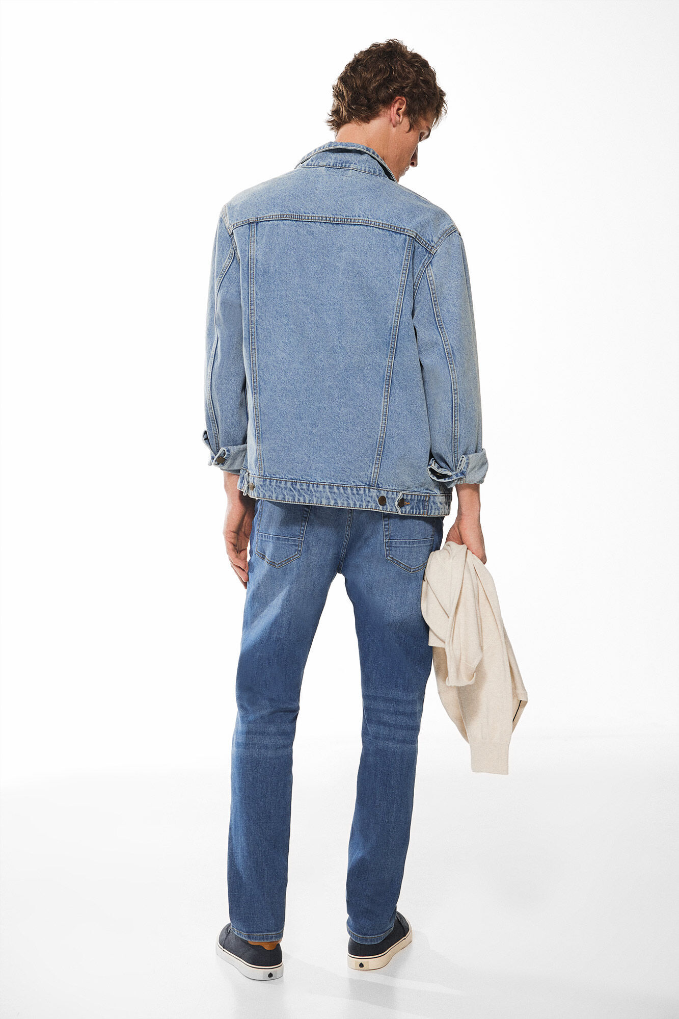 Springfield Jeans slim lavado medio azul