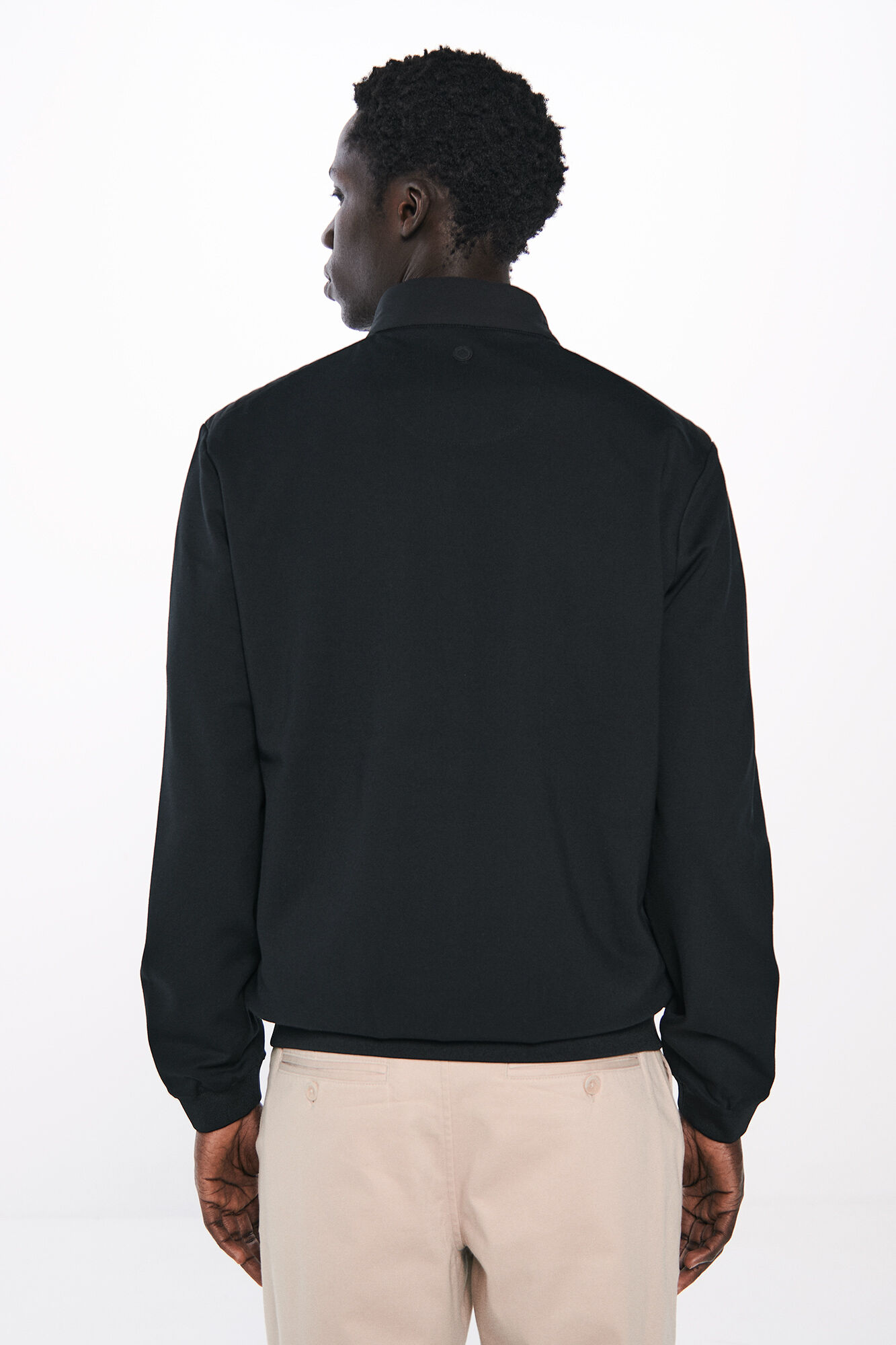 Springfield Chamarra acolchada combinada negro
