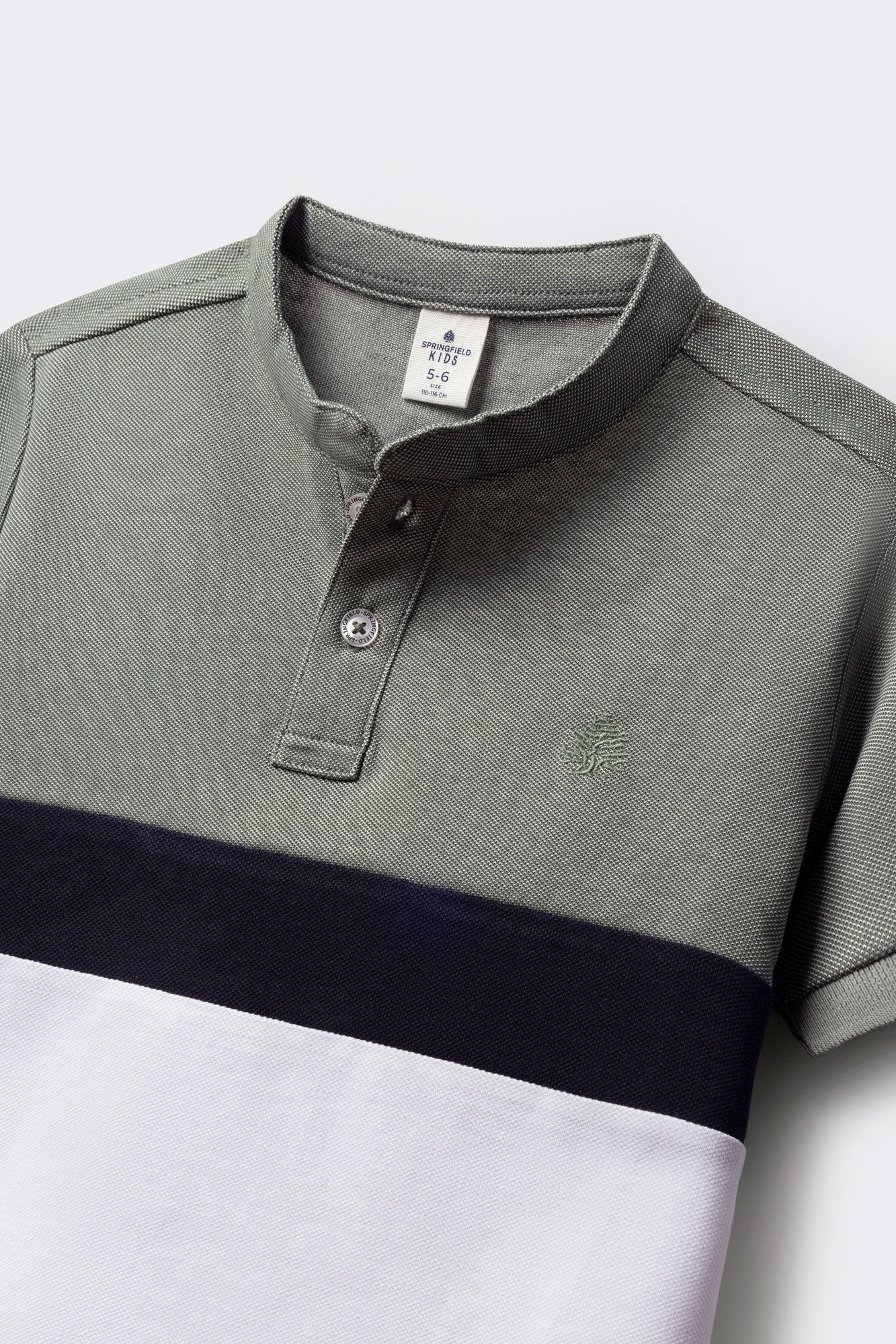 Springfield Kids Polo block color ni&ntilde;o verde