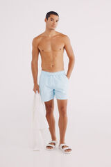 Springfield Ba&ntilde;ador estampado turquesa