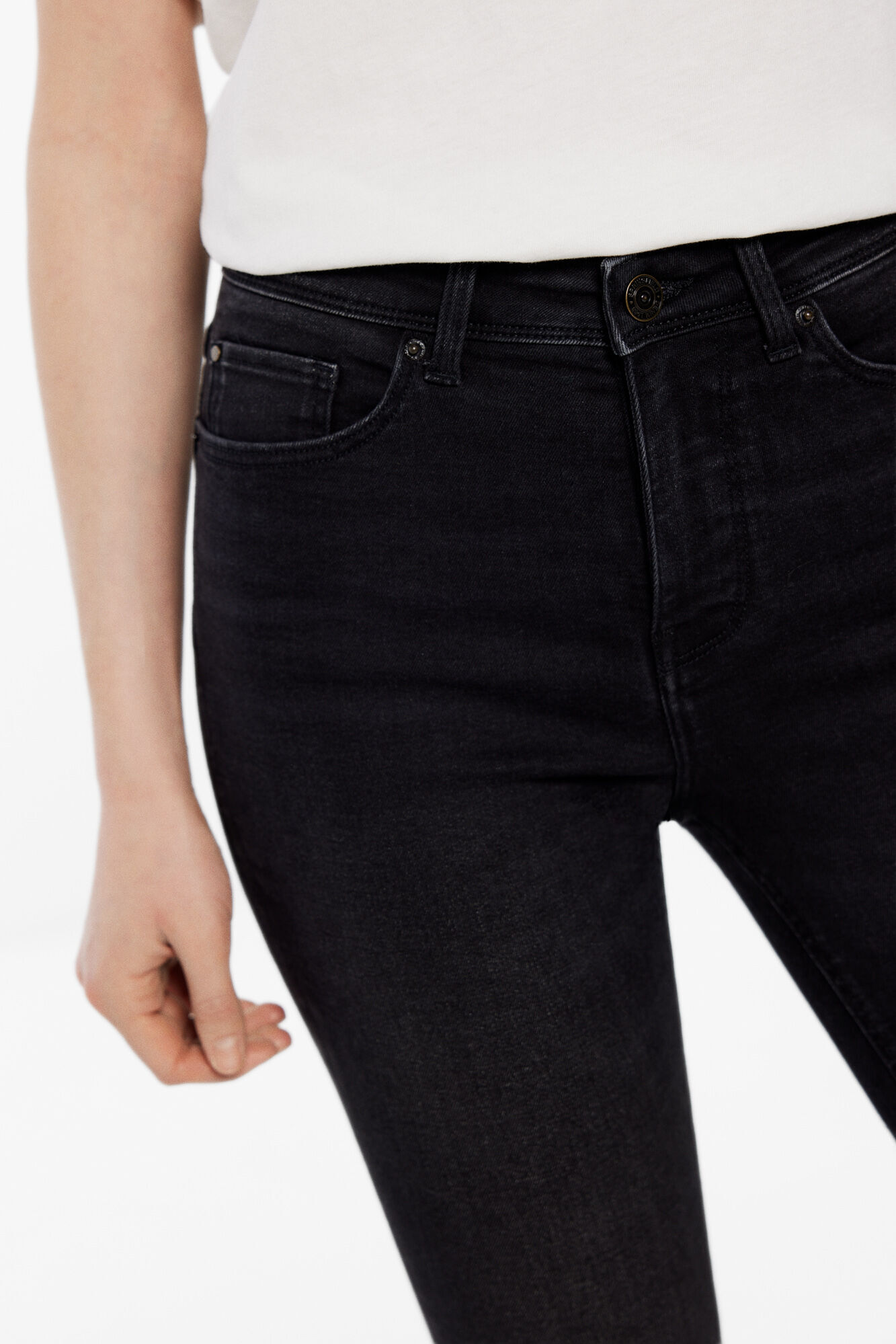 Springfield Jeans push up  negro