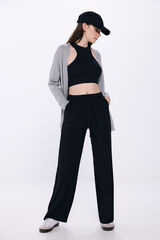 Springfield Pantal&oacute;n jogger ancho negro